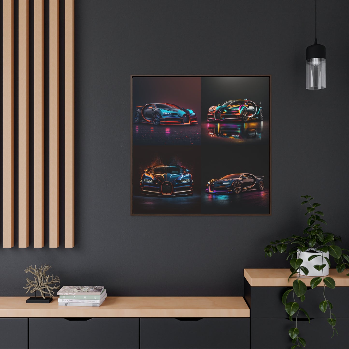 Gallery Canvas Wraps, Square Frame Bugatti Chiron Super 5