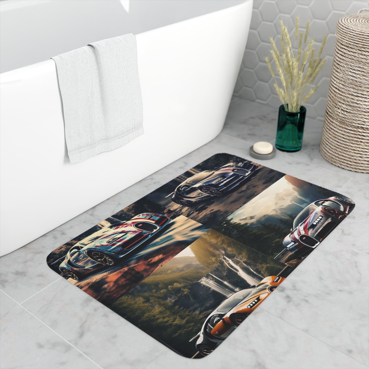 Memory Foam Bath Mat Bugatti Waterfall 5