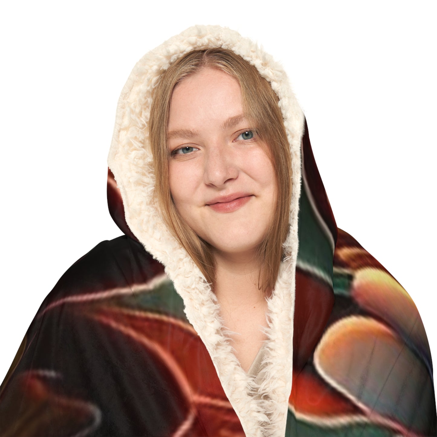 Snuggle Hooded Blanket Flower Arangment 4