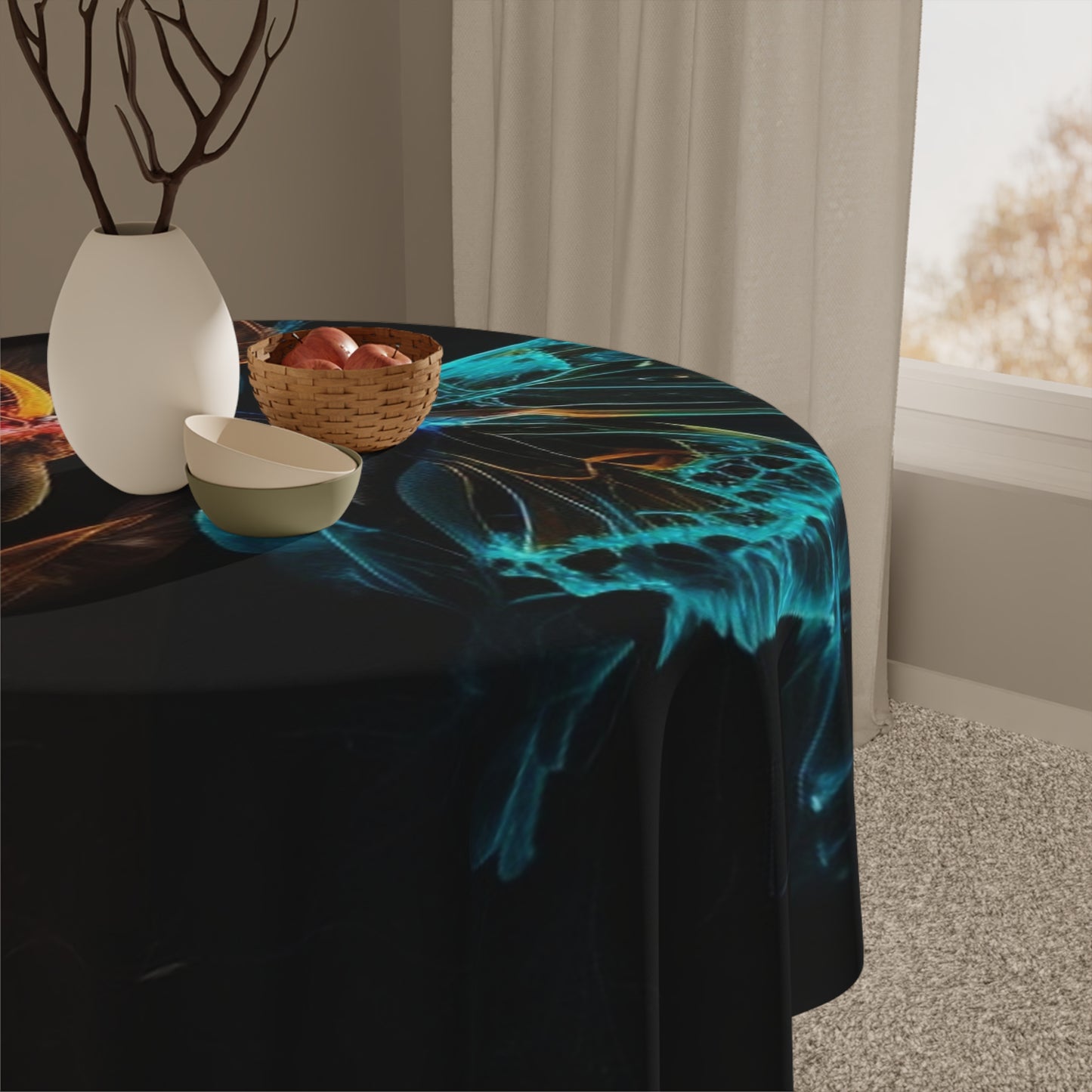 Tablecloth Kiss Neon Butterfly 2