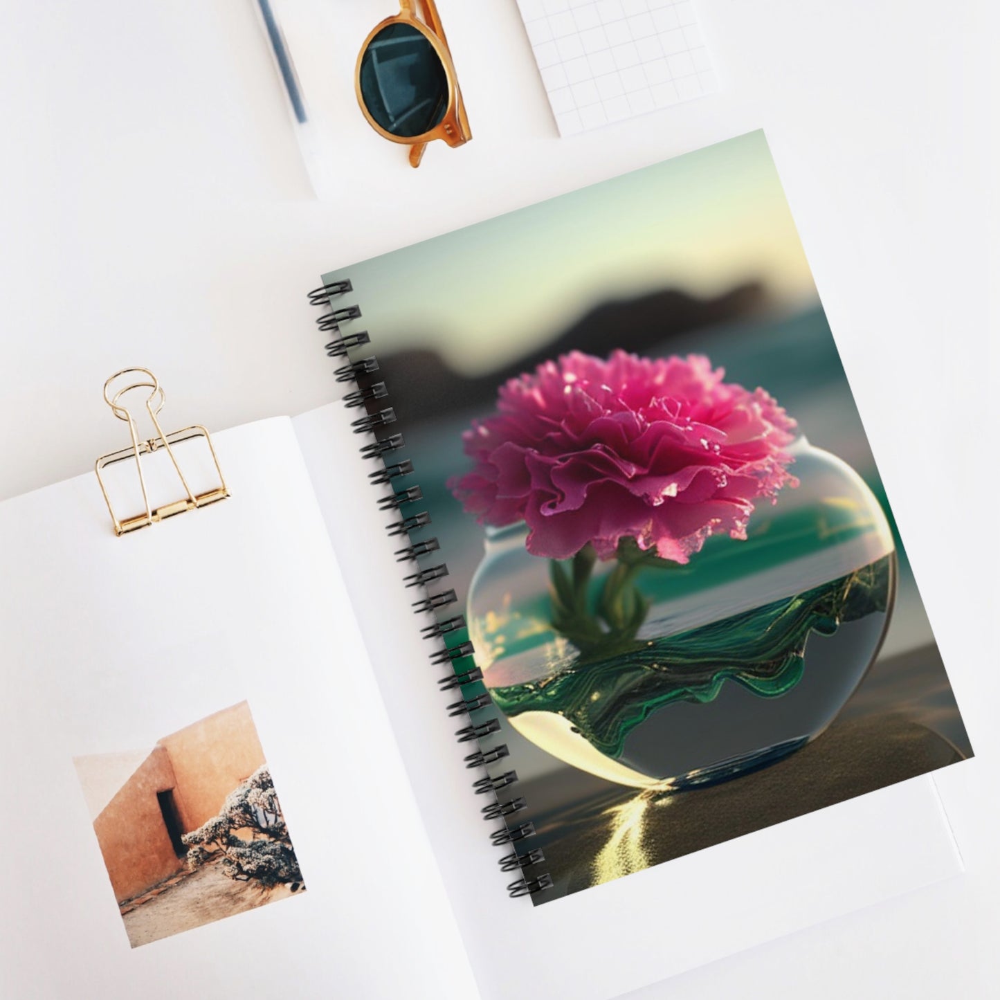 Spiral Notebook - Ruled Line Carnation 3