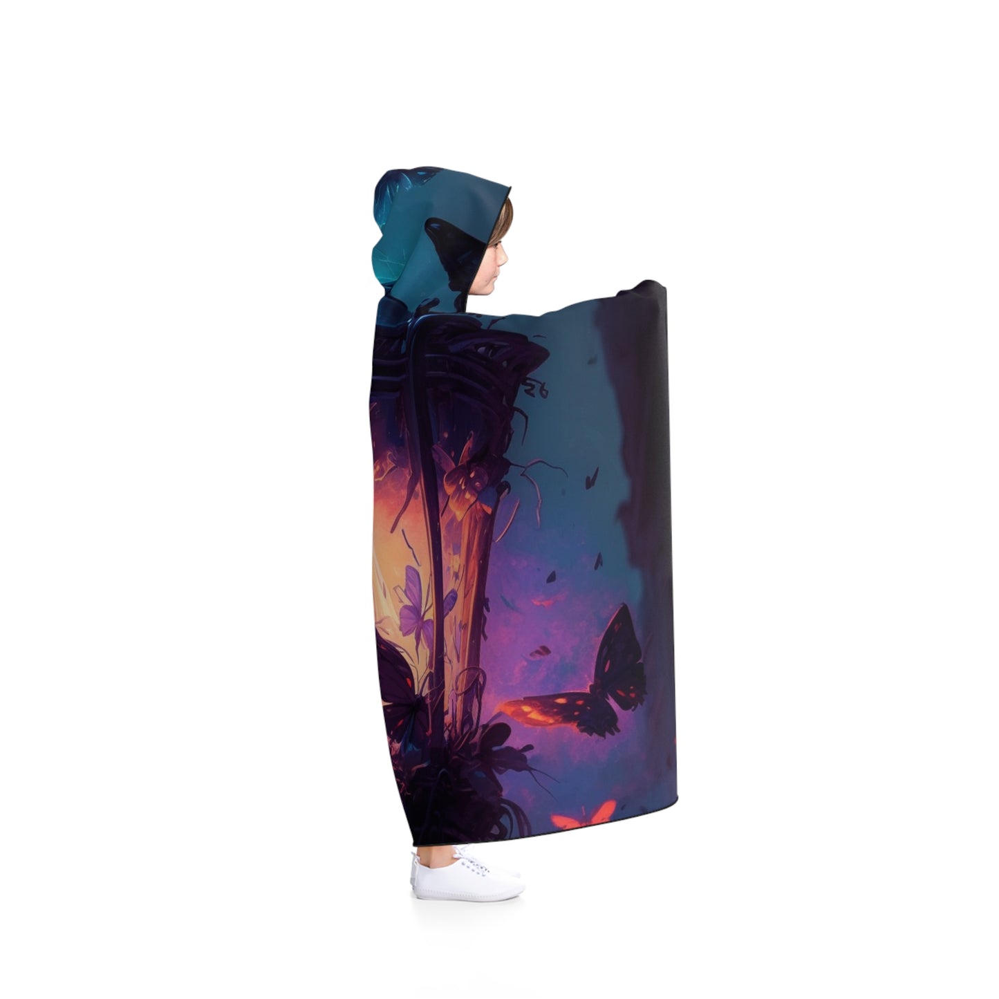 Hooded Blanket Street Light Butterfly 3