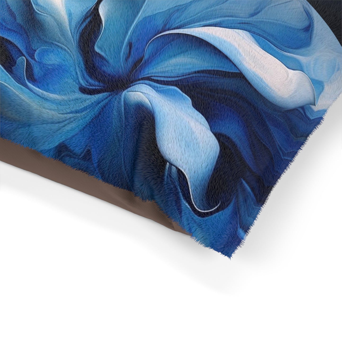 Pet Bed Abstract Blue Tulip 5