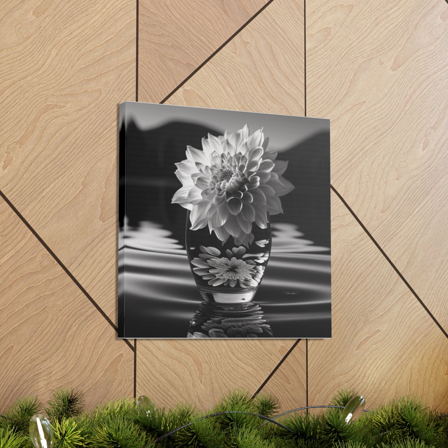 Canvas Gallery Wraps White Dahlia 4