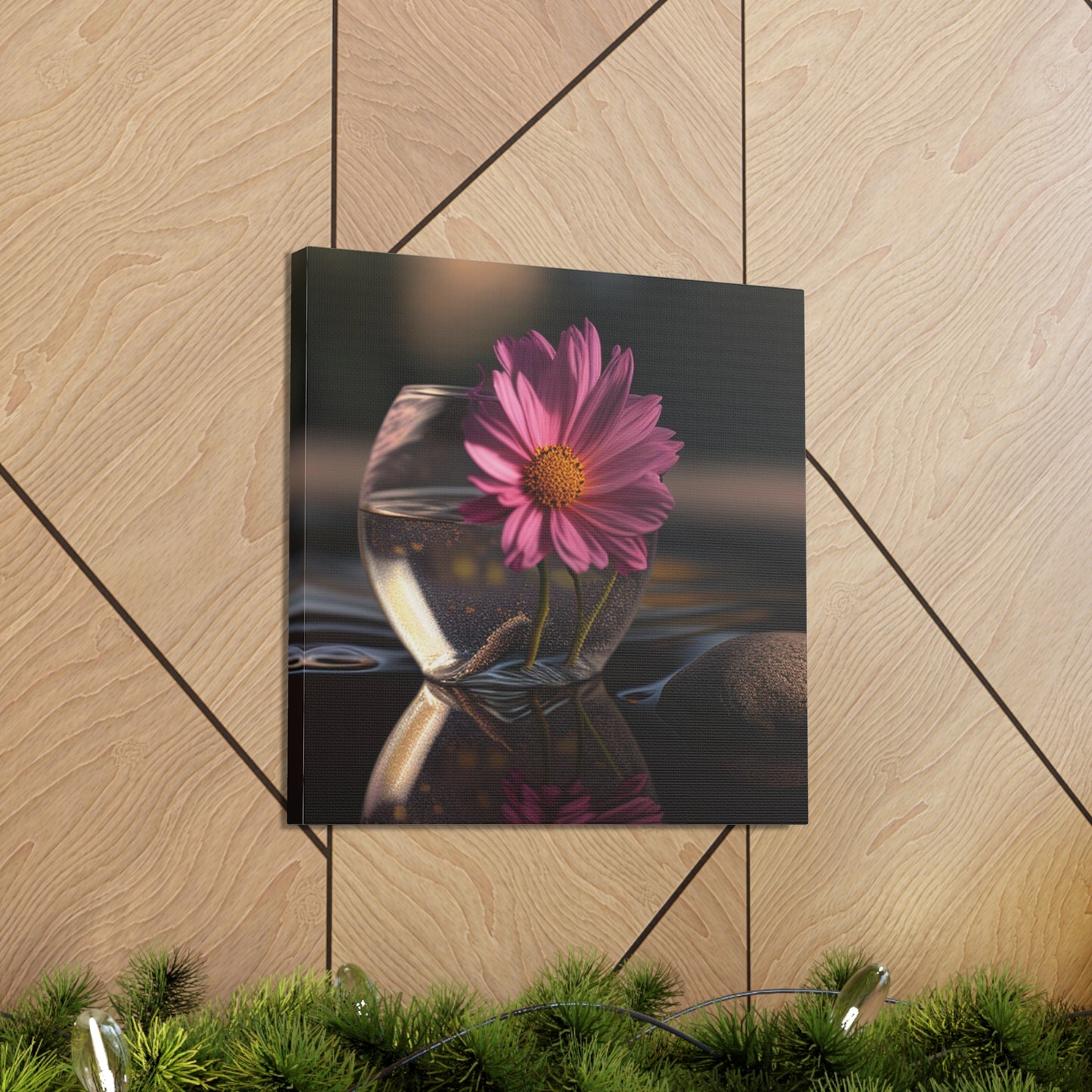 Canvas Gallery Wraps Pink Daisy 4
