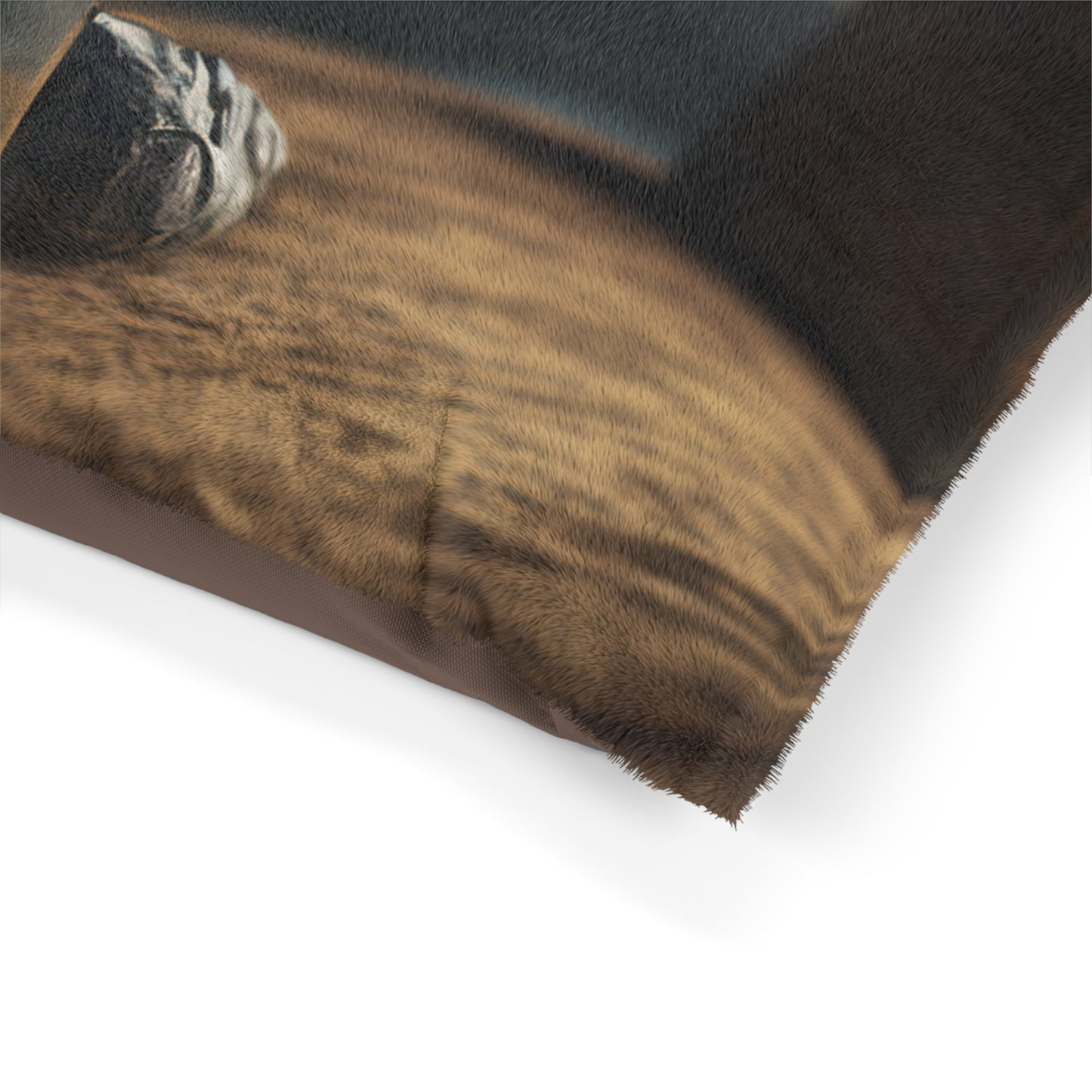 Pet Bed Yellow Hibiscus Wood 4