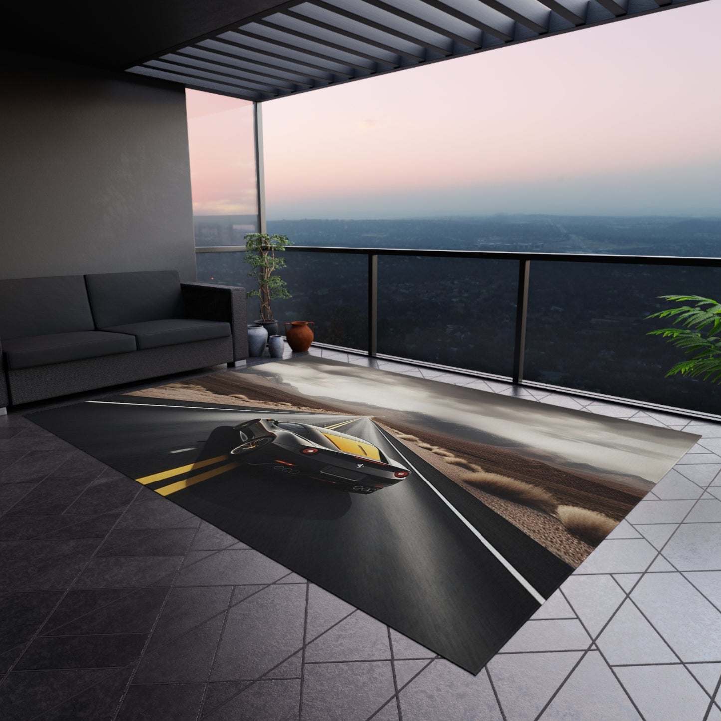 Outdoor Rug Ferrari Road 4