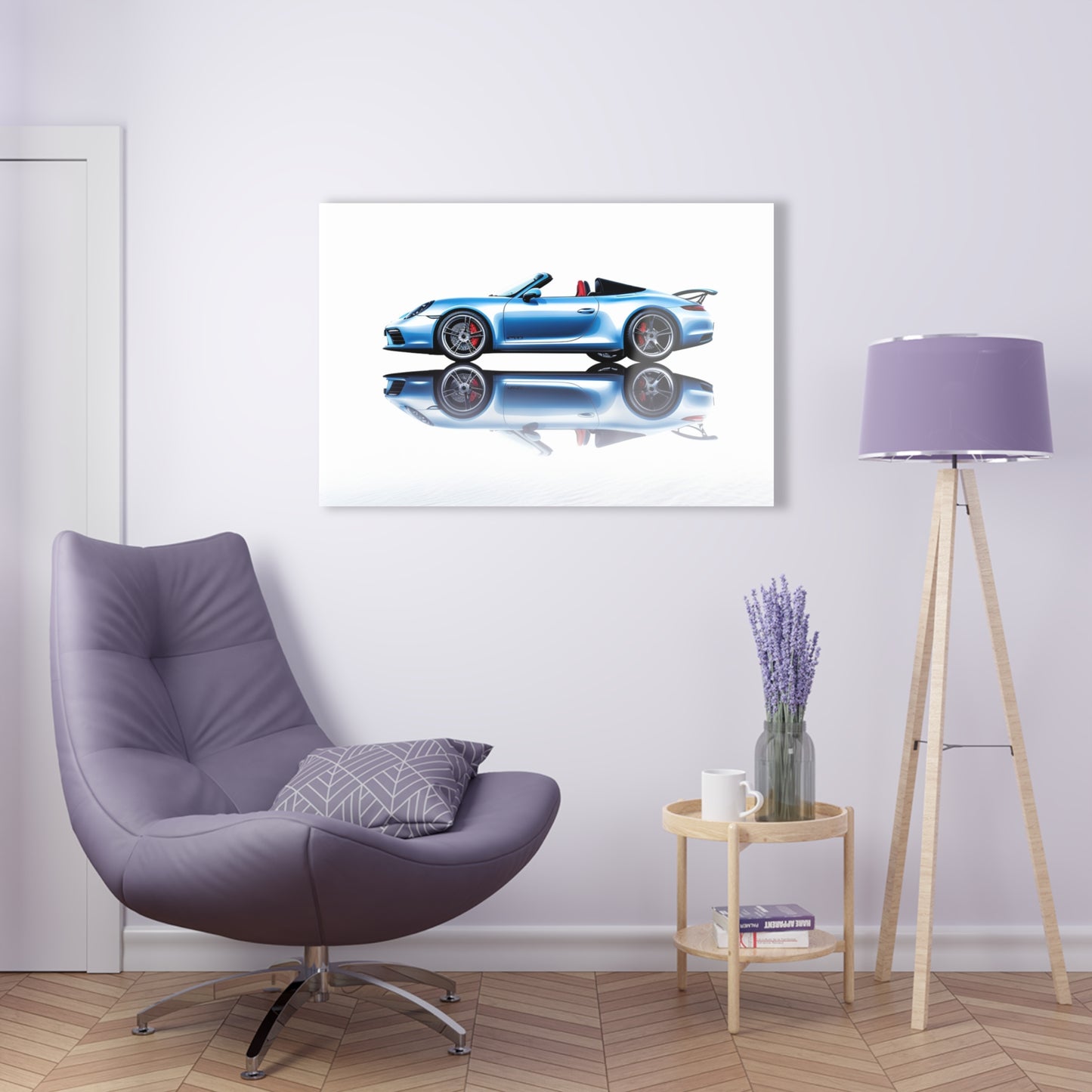 Acrylic Prints 911 Speedster on water 4