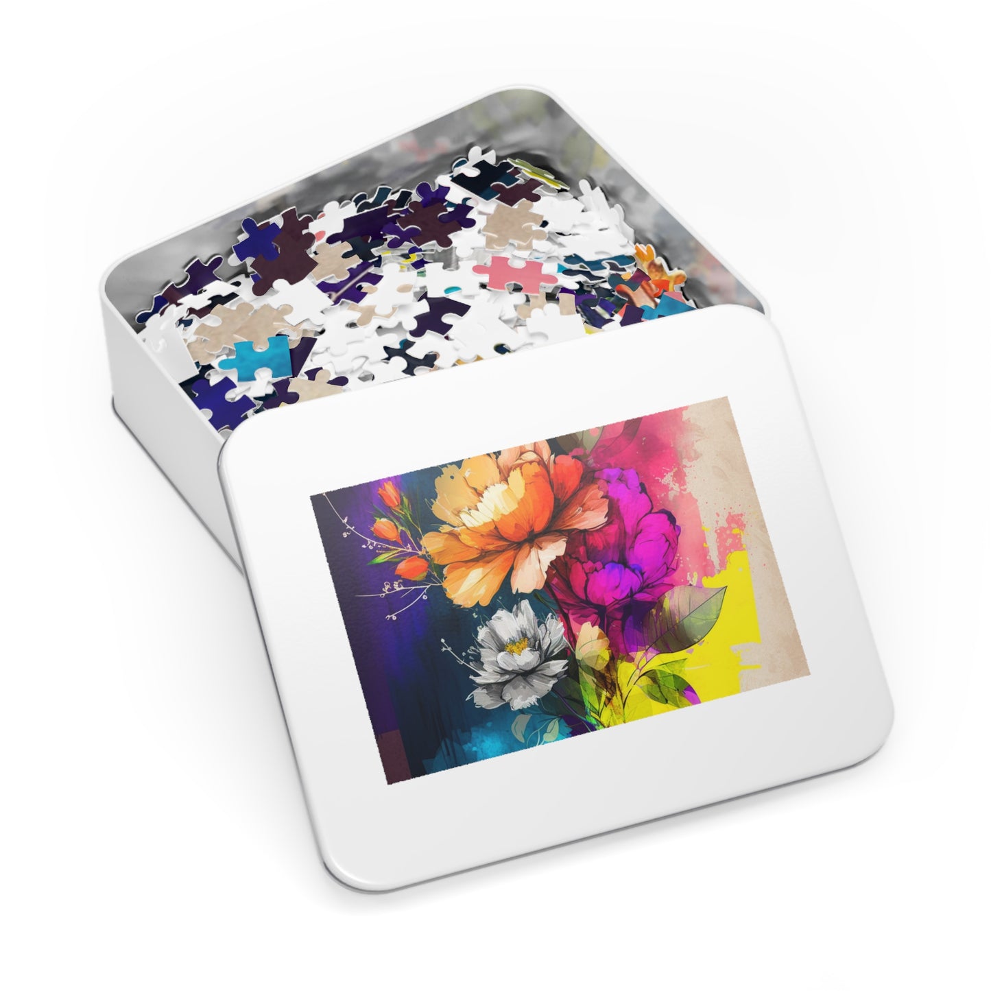 Jigsaw Puzzle (30, 110, 252, 500,1000-Piece) Bright Spring Flowers 4