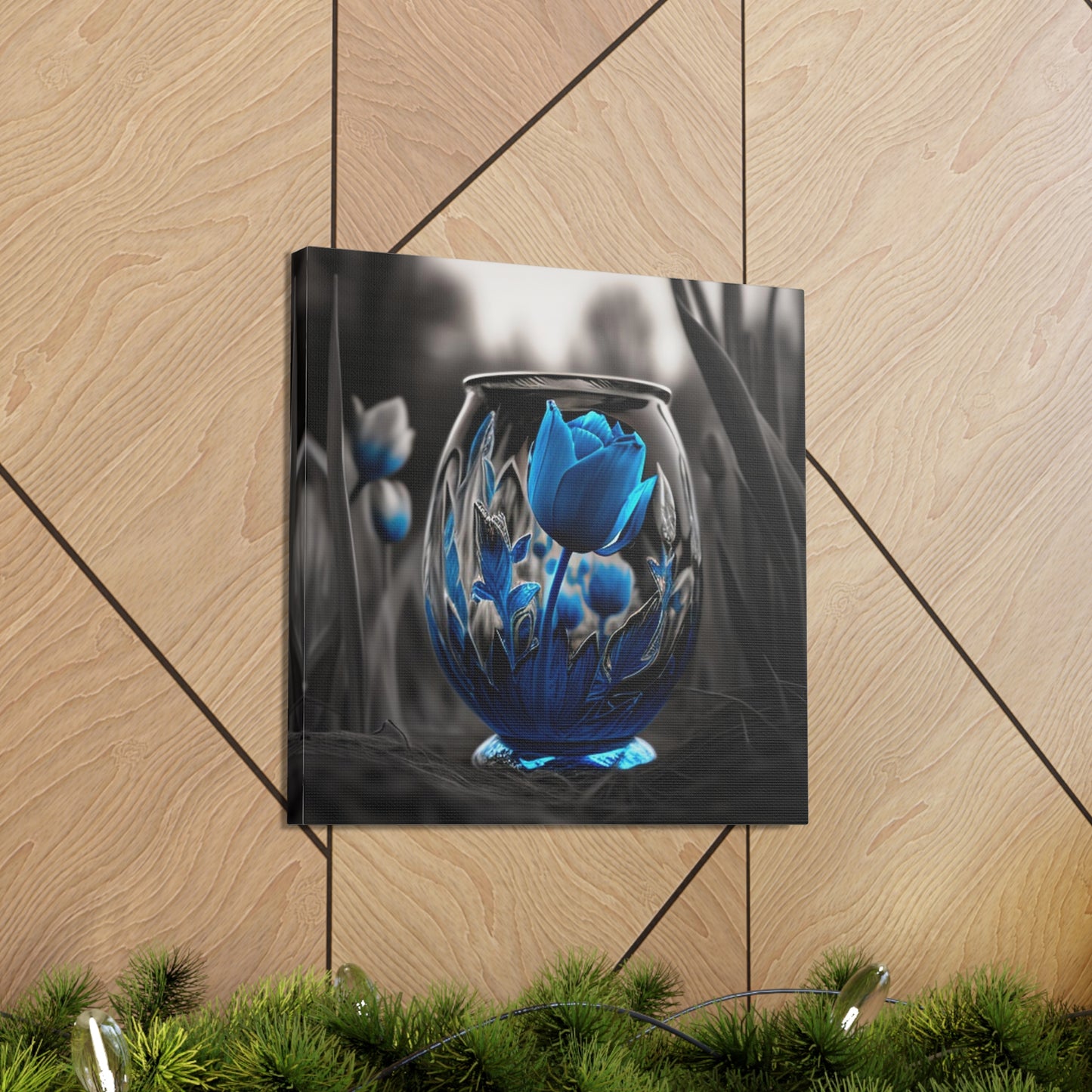 Canvas Gallery Wraps Tulip Blue 2