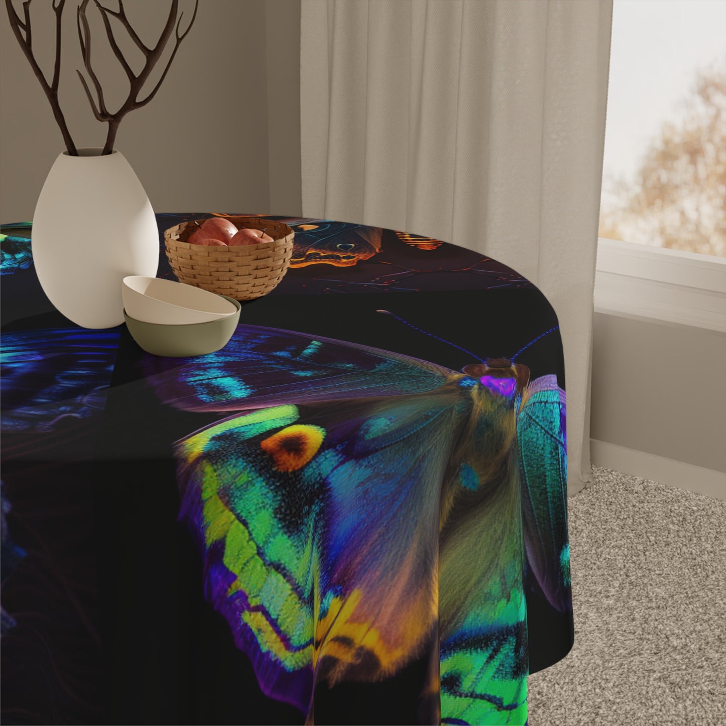 Tablecloth Neon Hue Butterfly 5