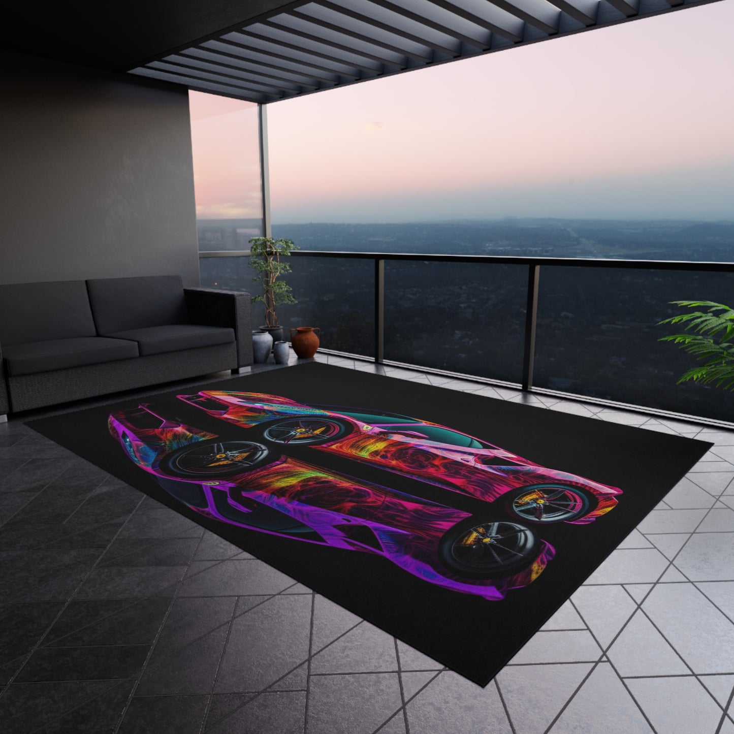 Outdoor Rug Ferrari Color 4