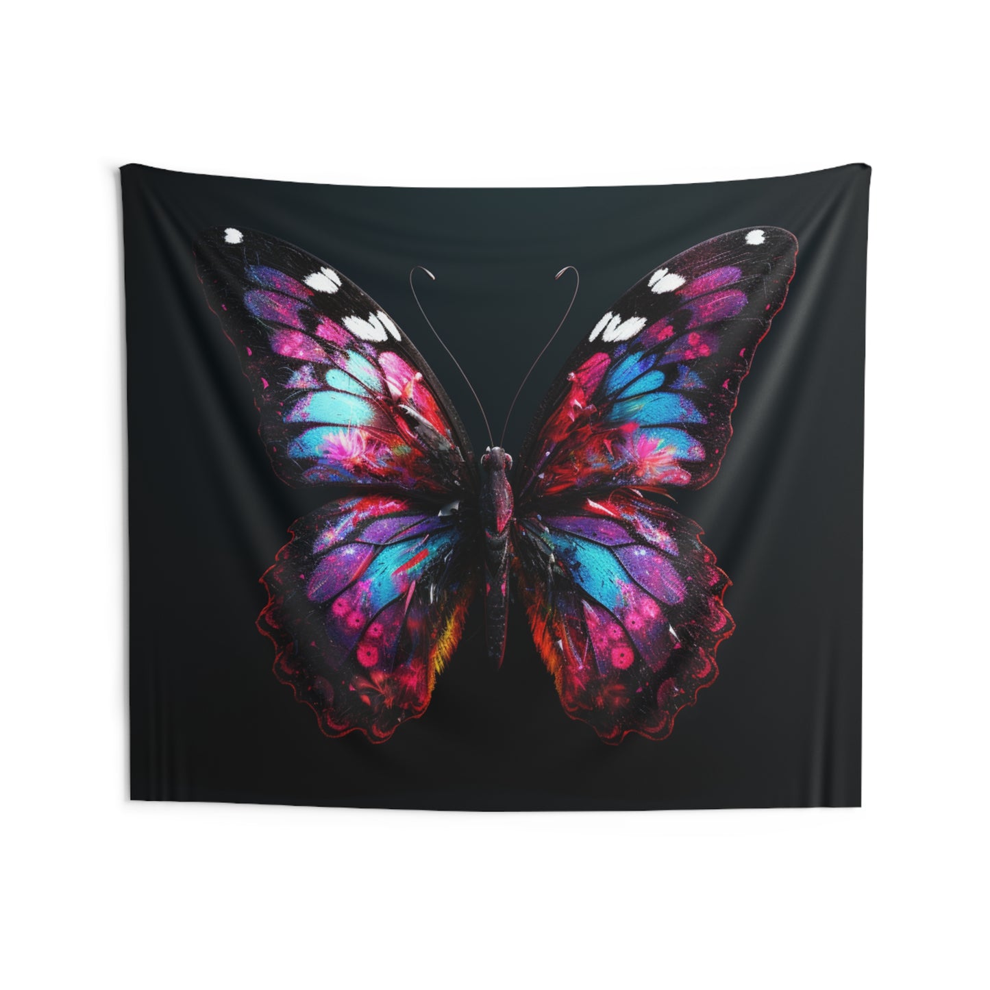 Indoor Wall Tapestries Hyper Butterfly Real