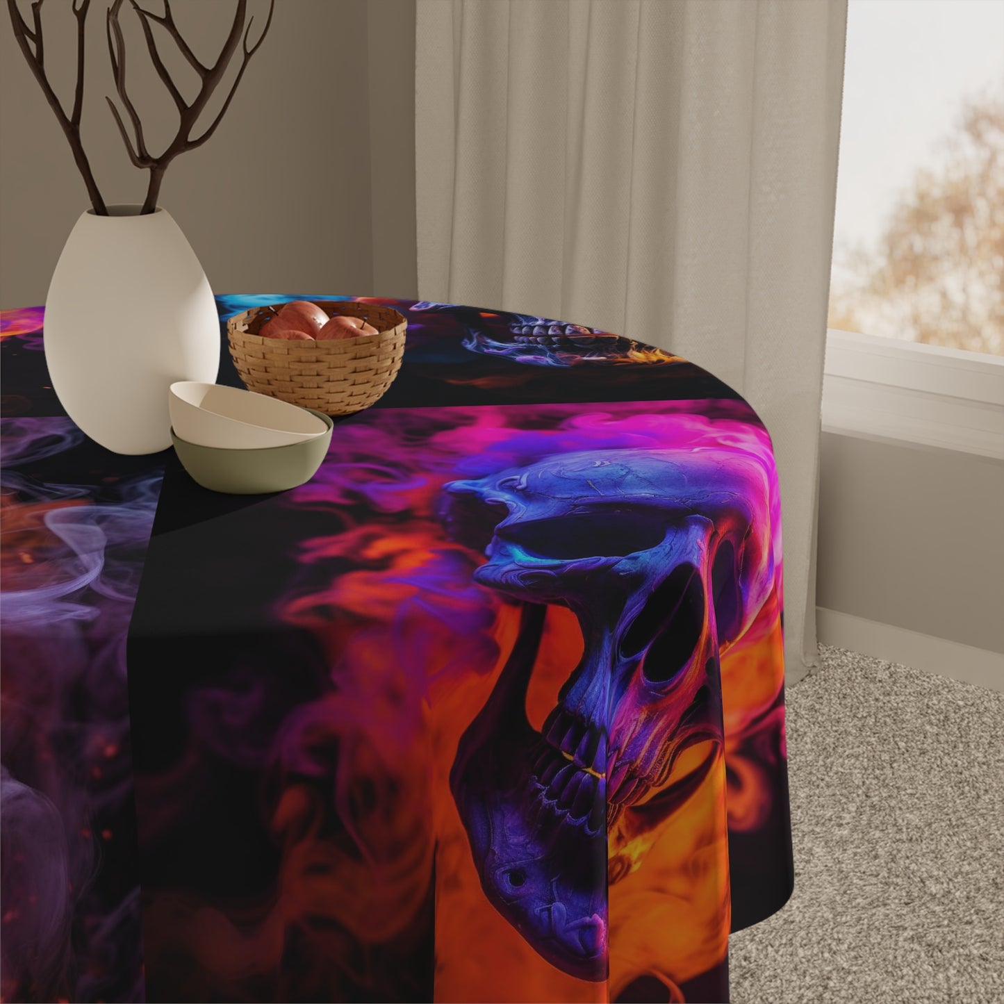 Tablecloth Macro Skull 5