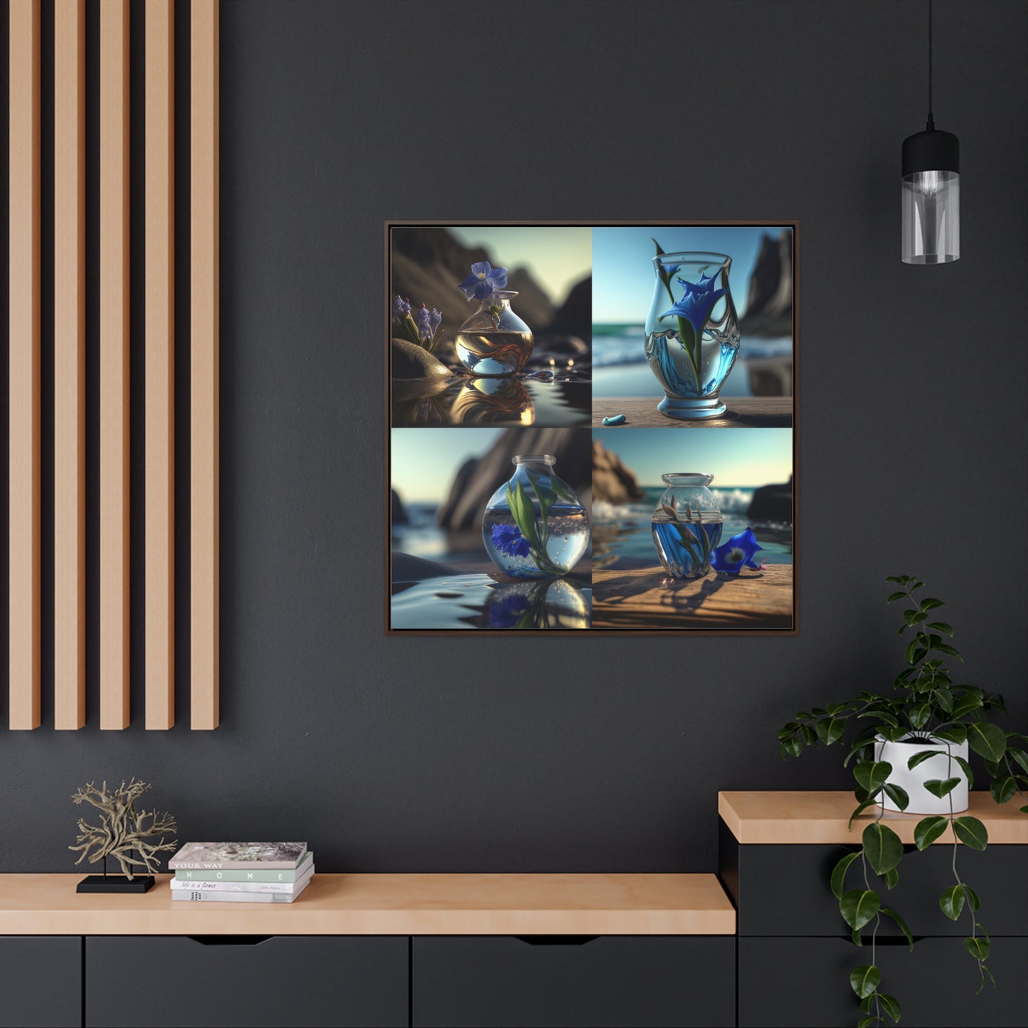 Gallery Canvas Wraps, Square Frame The Bluebell 5