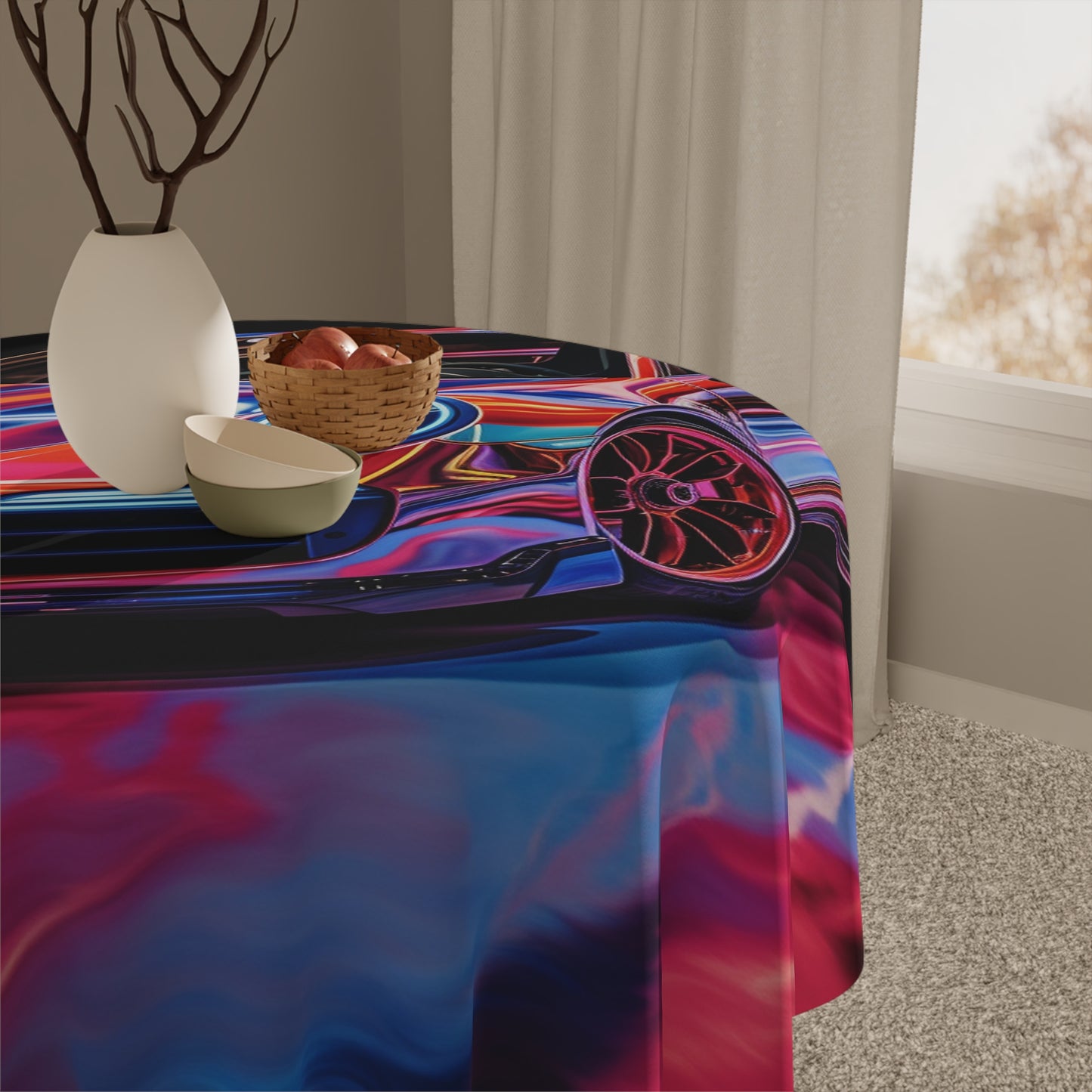 Tablecloth Macro American Flag Porsche 4