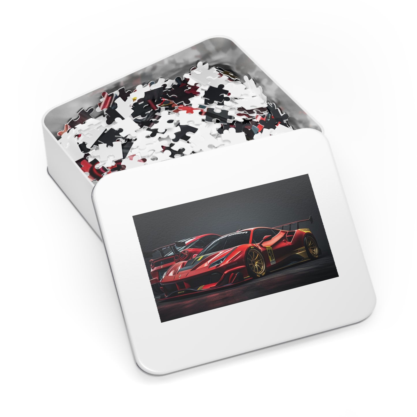 Jigsaw Puzzle (30, 110, 252, 500,1000-Piece) Ferrari Red 3