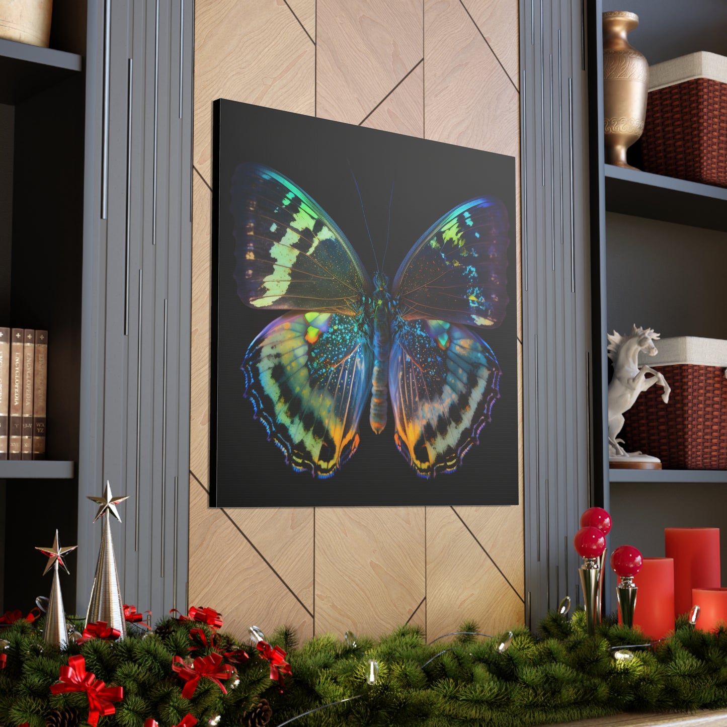 Canvas Gallery Wraps Neon Butterfly Flair 4