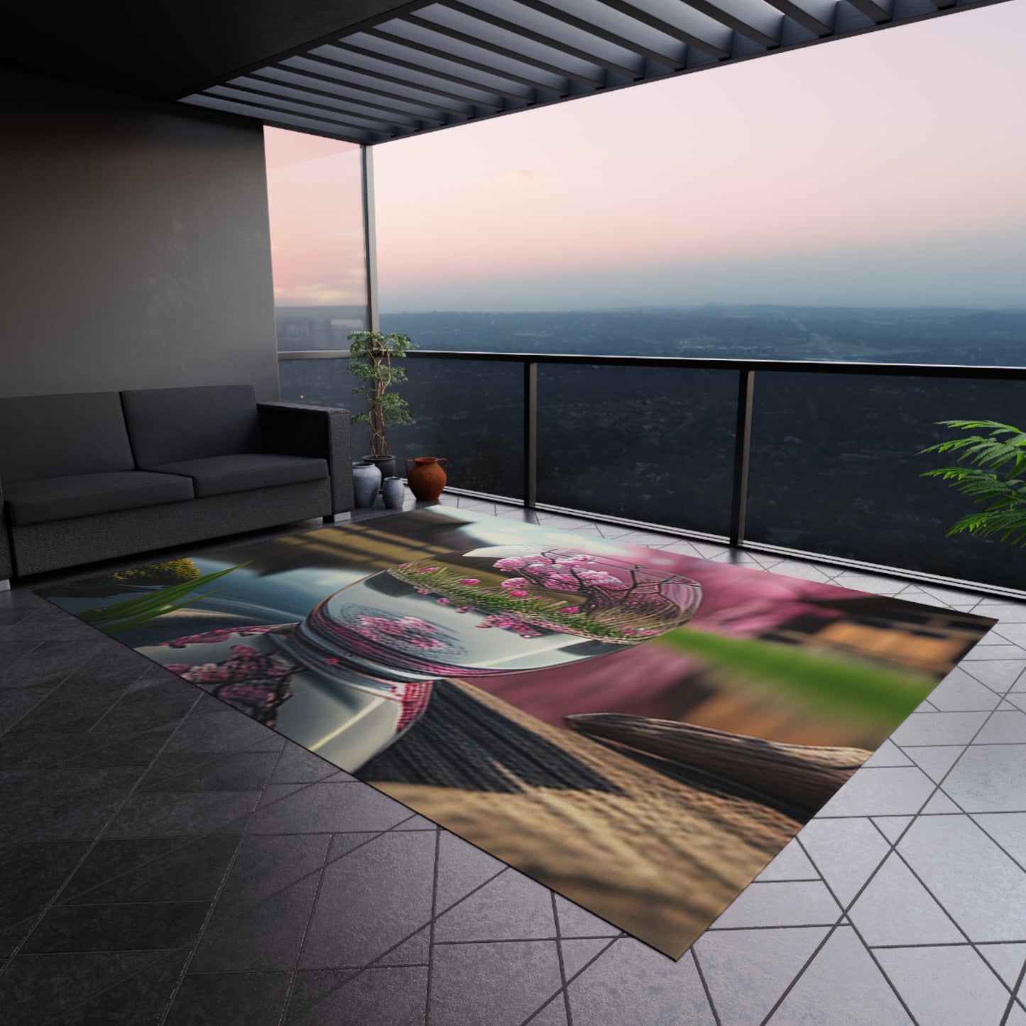 Outdoor Rug Cherry Blossom 2