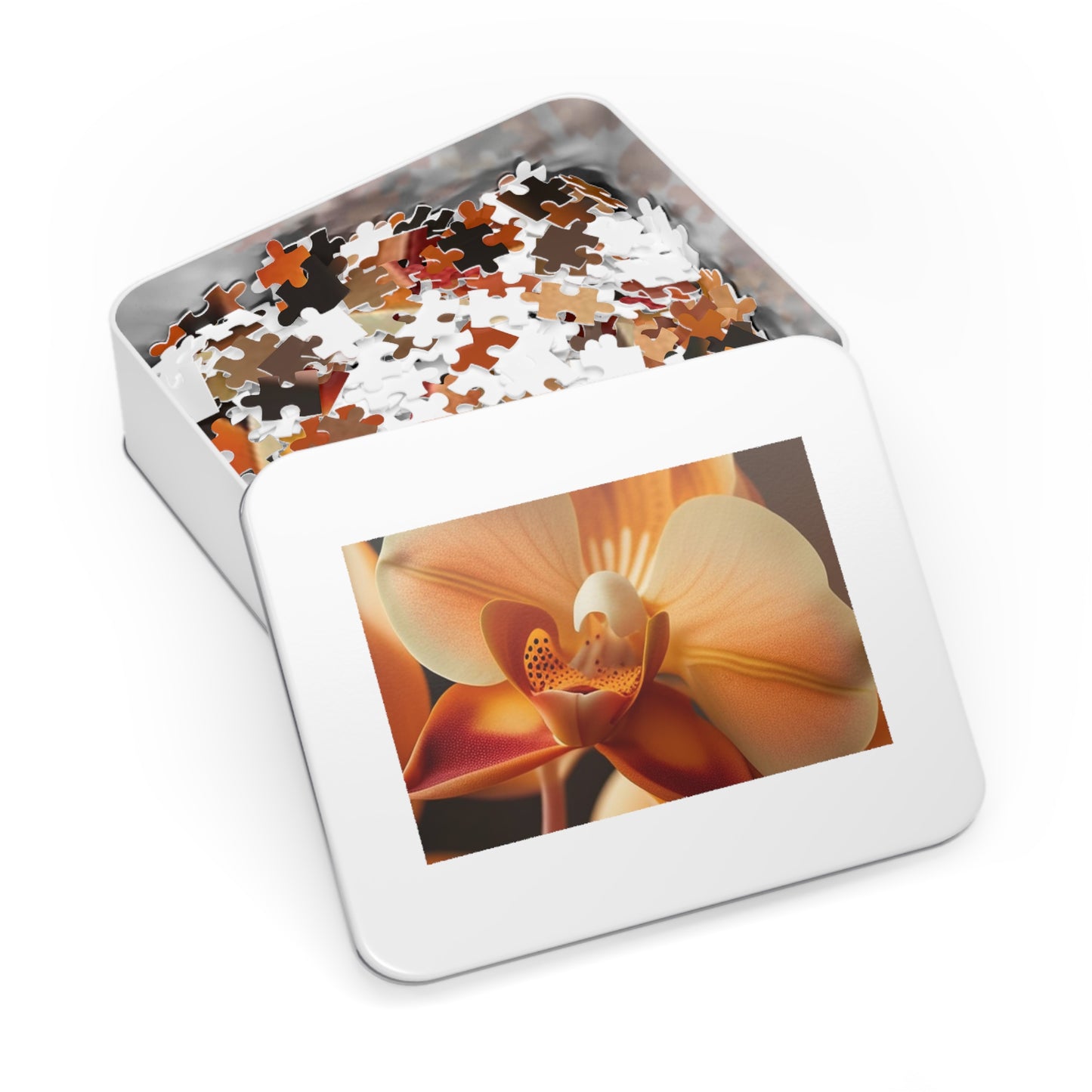 Jigsaw Puzzle (30, 110, 252, 500,1000-Piece) Orange Orchid 3
