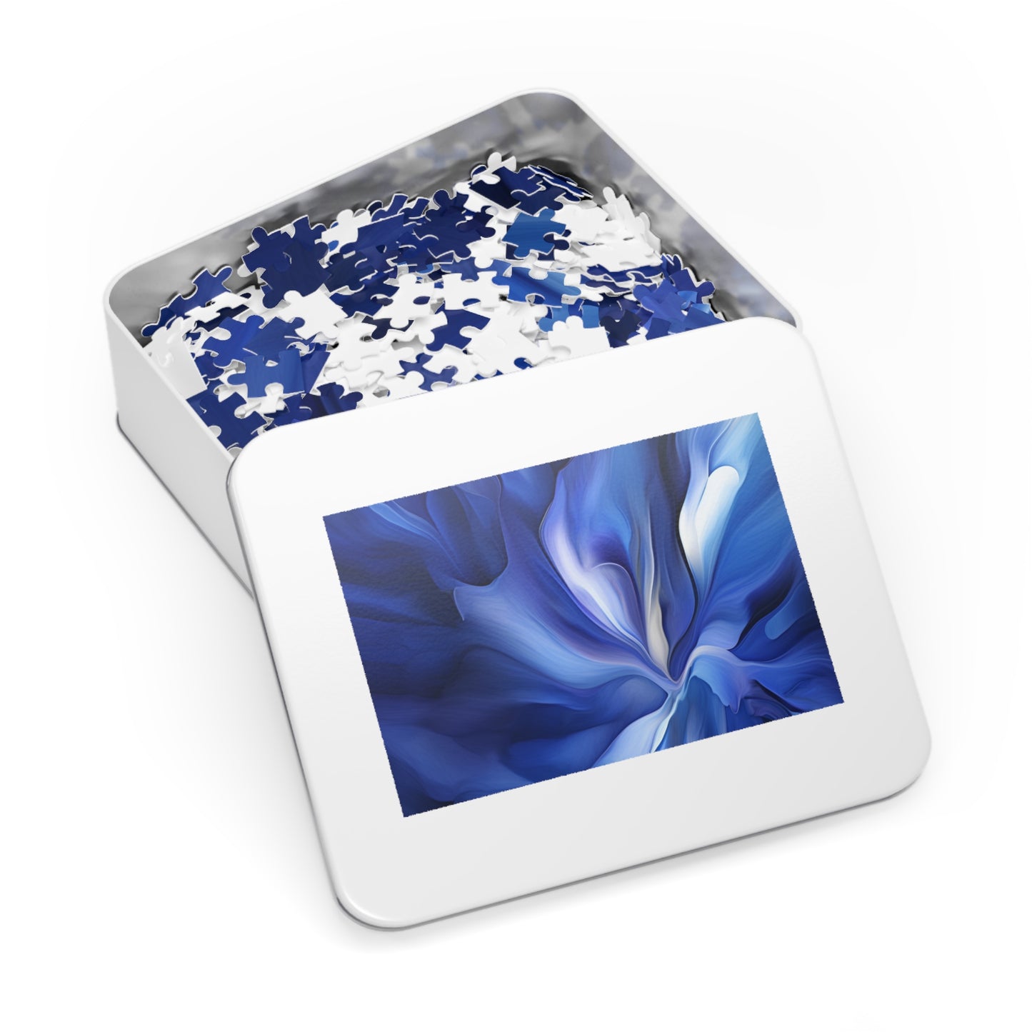 Jigsaw Puzzle (30, 110, 252, 500,1000-Piece) Abstract Blue Tulip 3