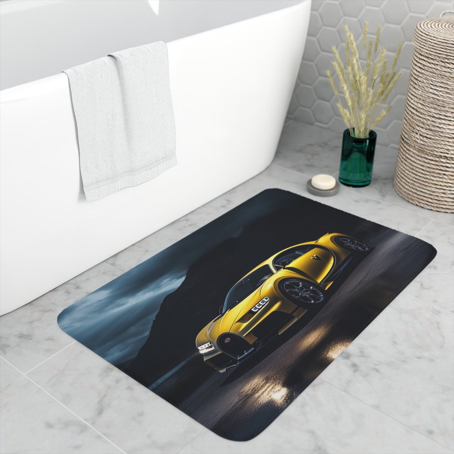 Memory Foam Bath Mat Bugatti Real Look 4