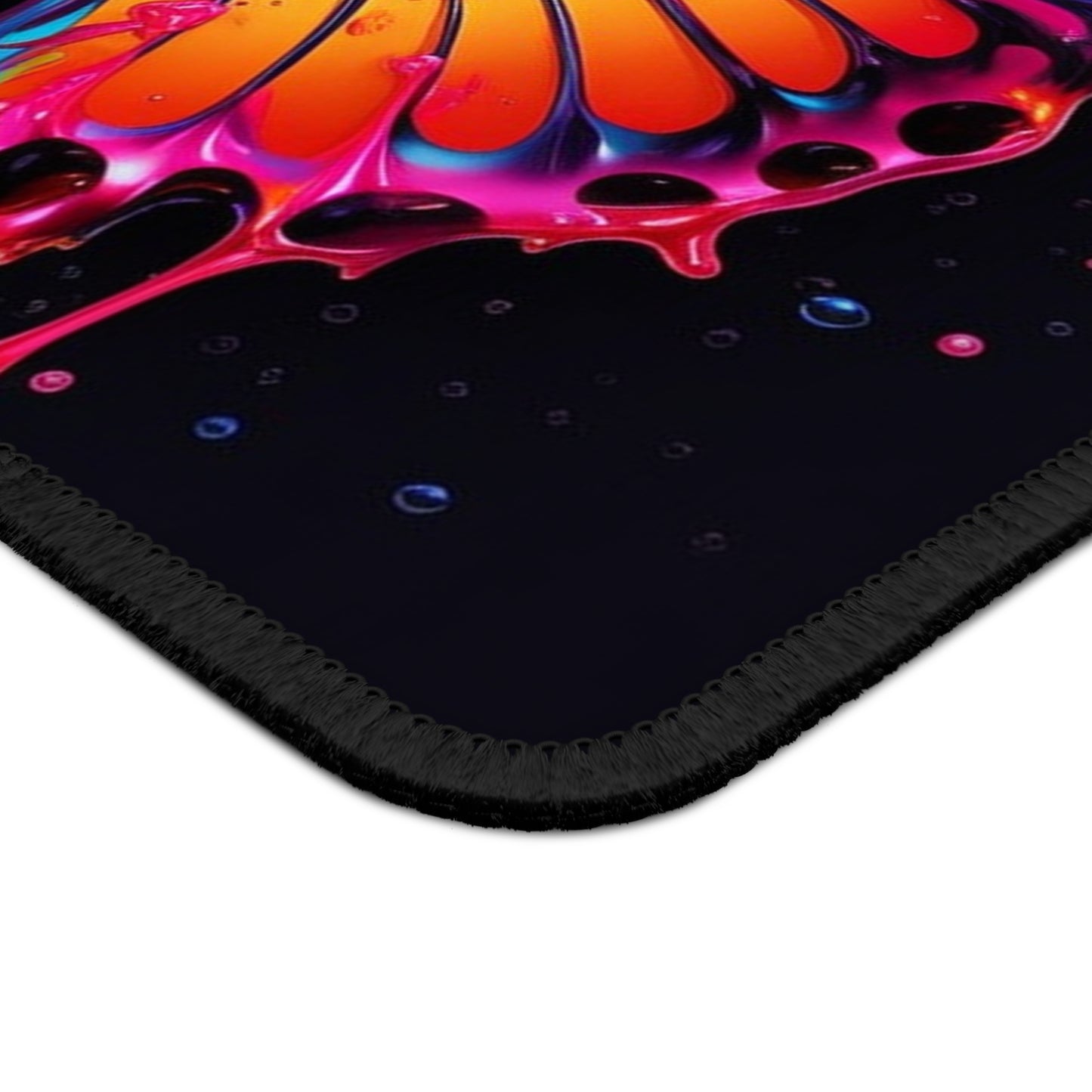Gaming Mouse Pad Pink Butterfly Flair 1