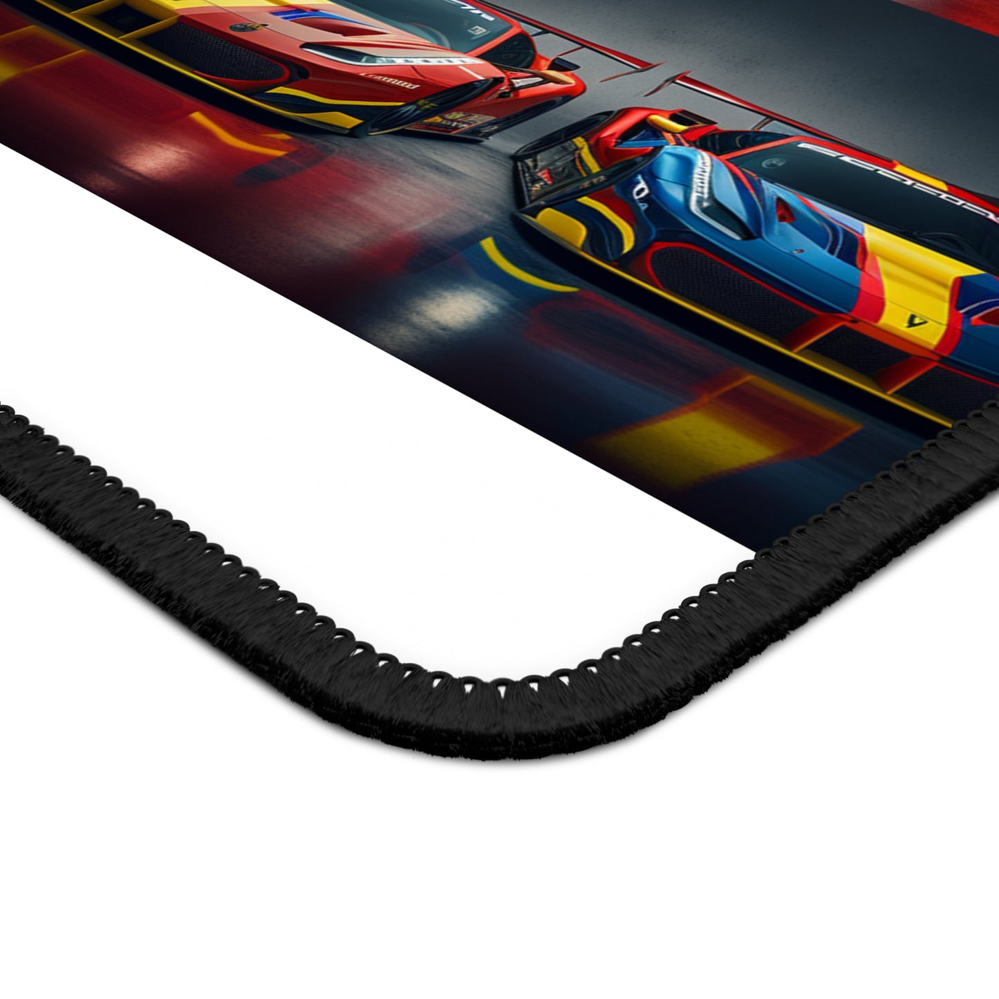 Gaming Mouse Pad Ferrari Red Blue 5