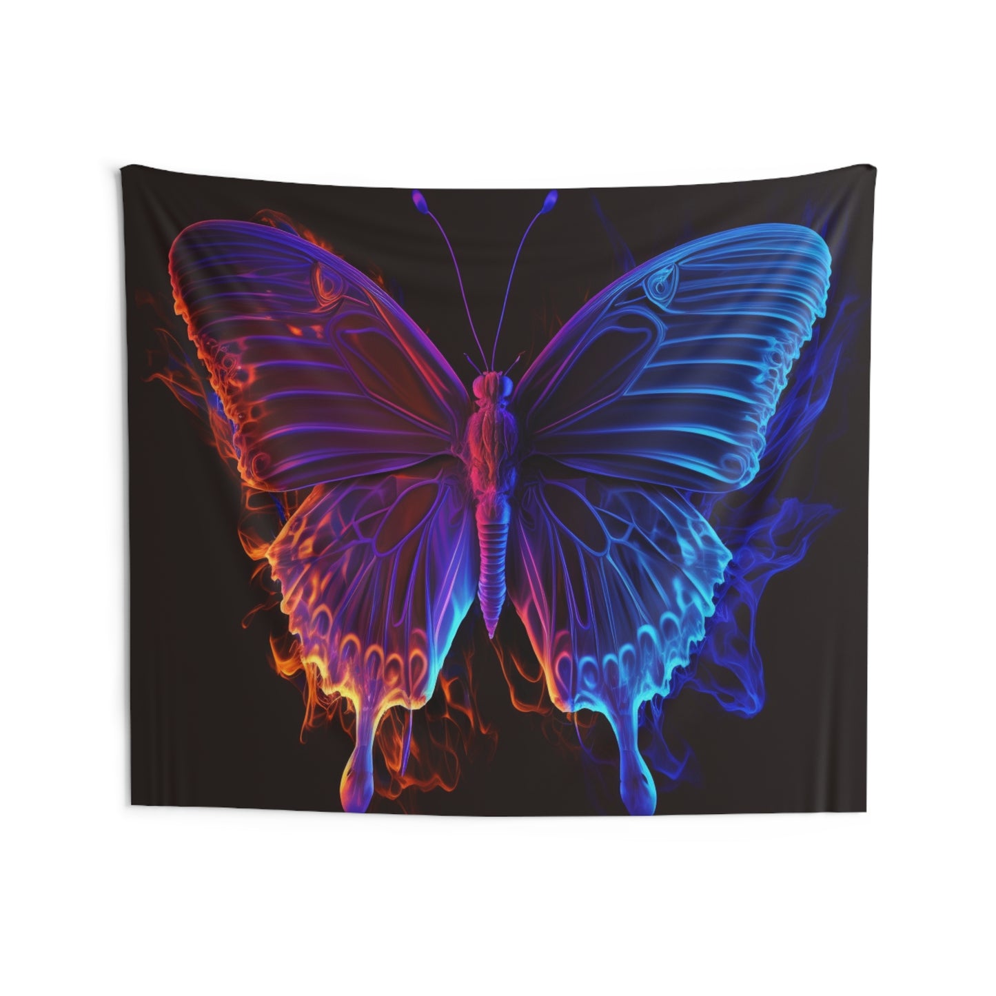 Indoor Wall Tapestries Thermal Butterfly 1