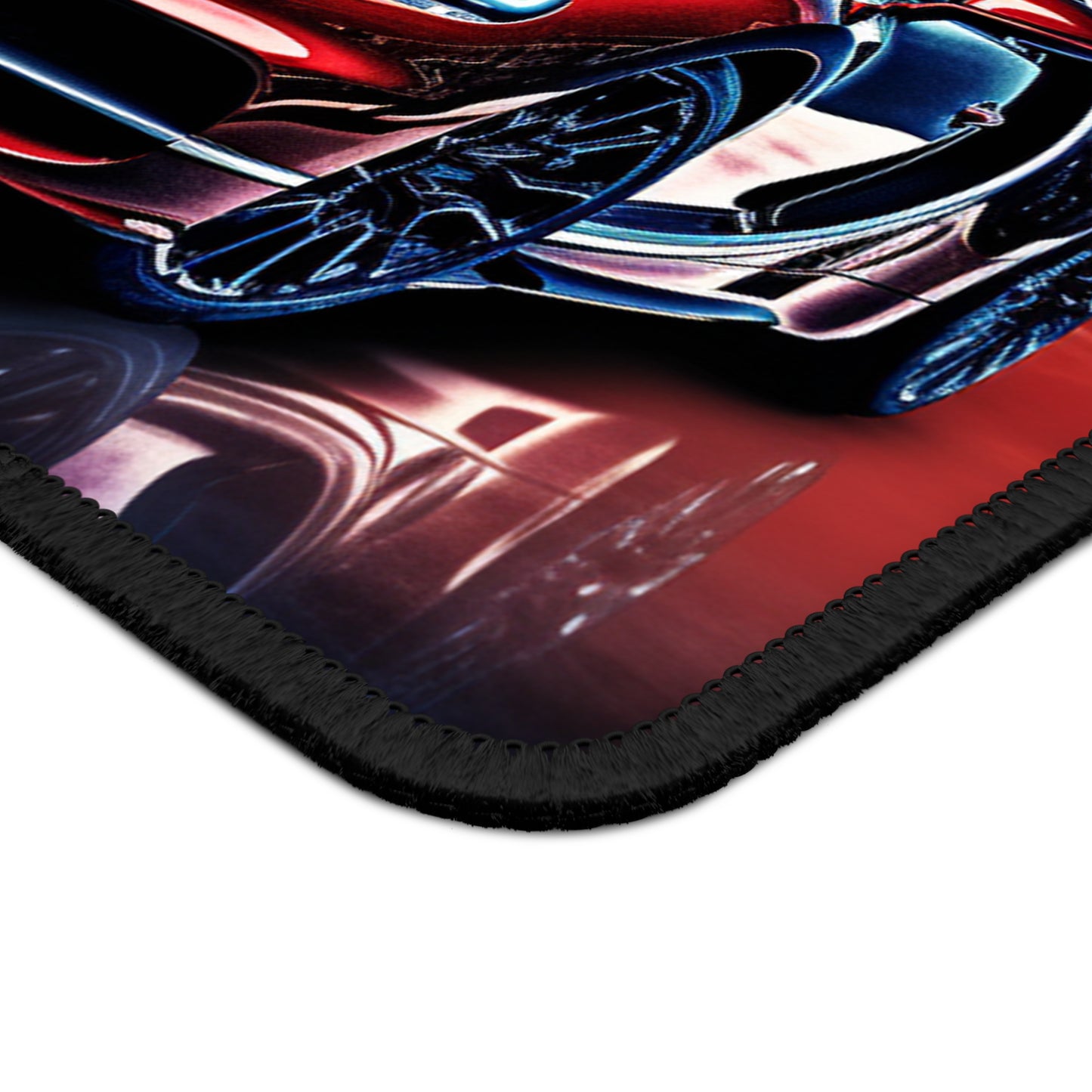 Gaming Mouse Pad Abstract American Flag Background Bugatti 3