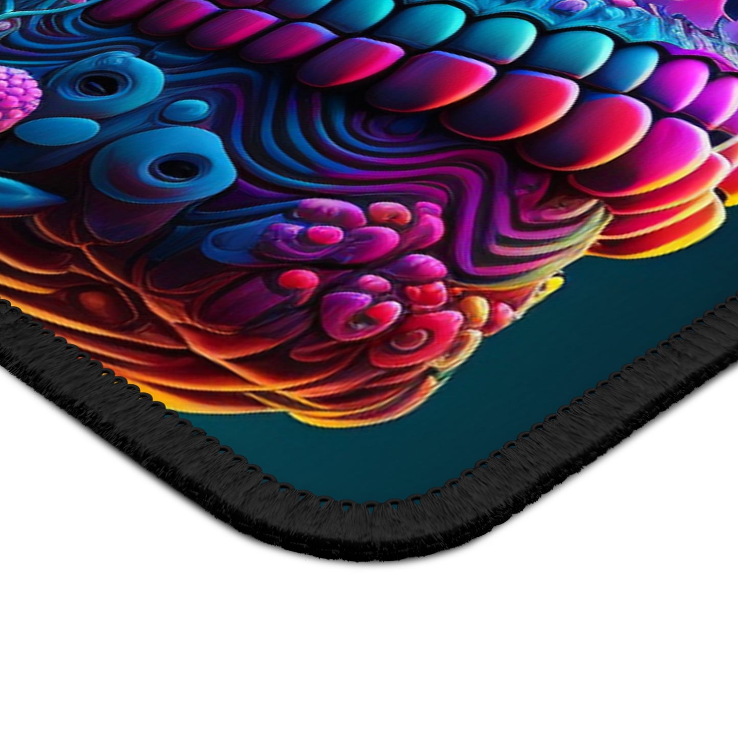 Gaming Mouse Pad Florescent Skull Death 3