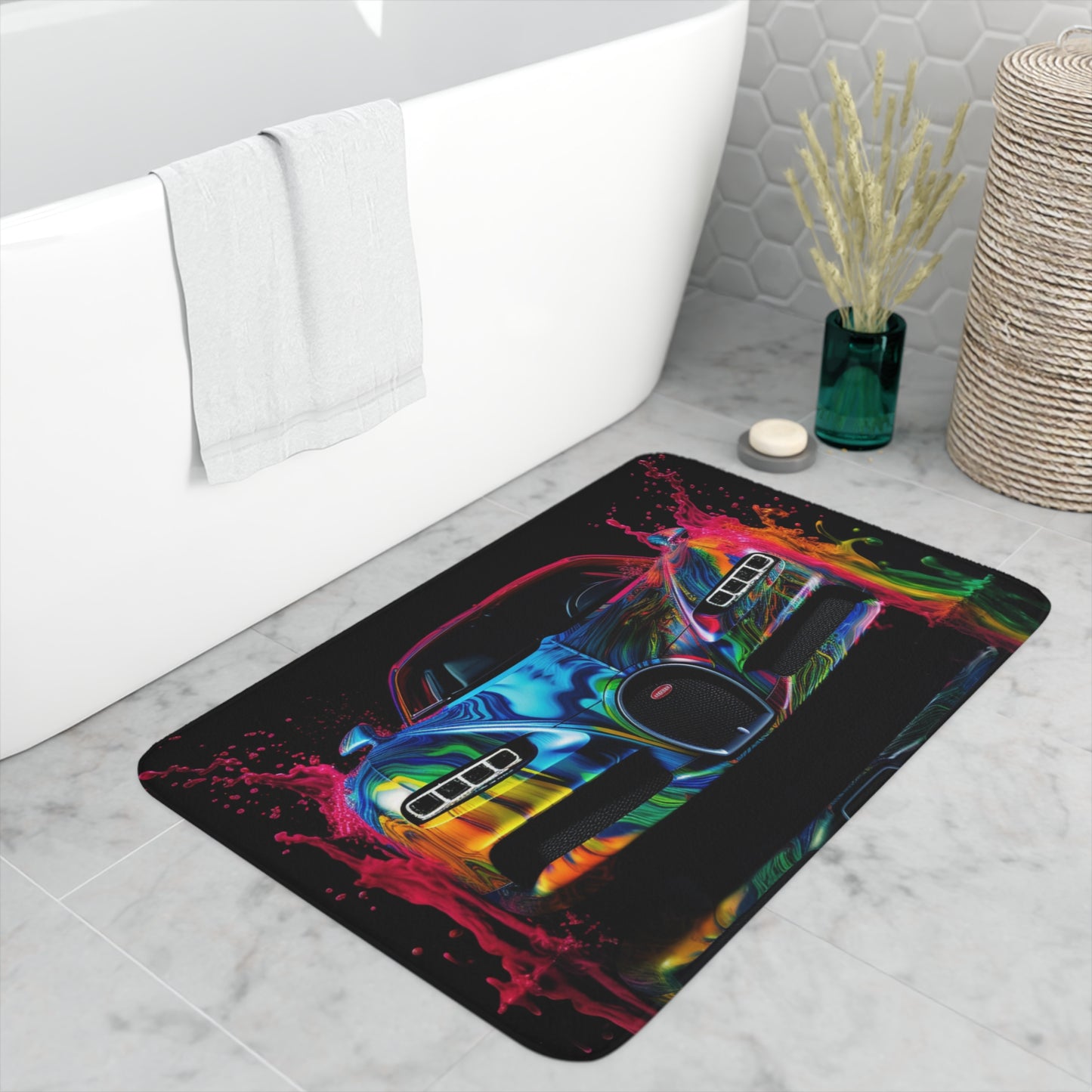 Memory Foam Bath Mat Bugatti Water 4