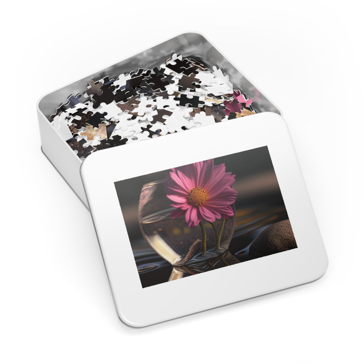 Jigsaw Puzzle (30, 110, 252, 500,1000-Piece) Pink Daisy 4