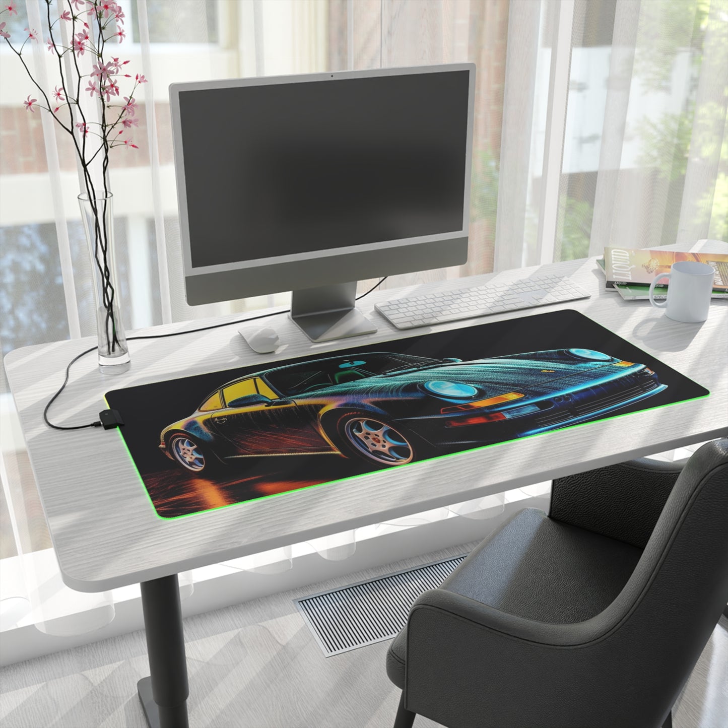 LED Gaming Mouse Pad Porsche 933 3