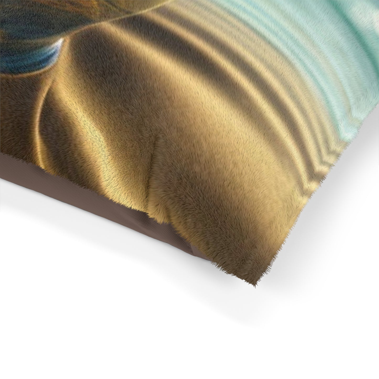 Pet Bed Yellow Hibiscus glass 1