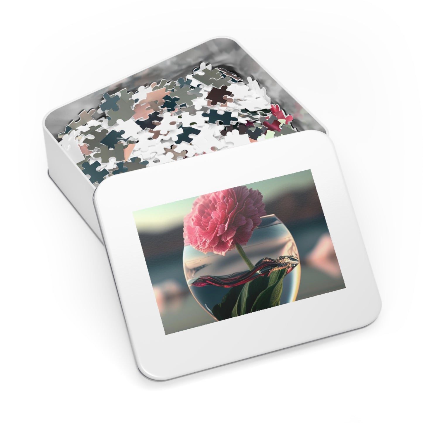 Jigsaw Puzzle (30, 110, 252, 500,1000-Piece) Carnation 2