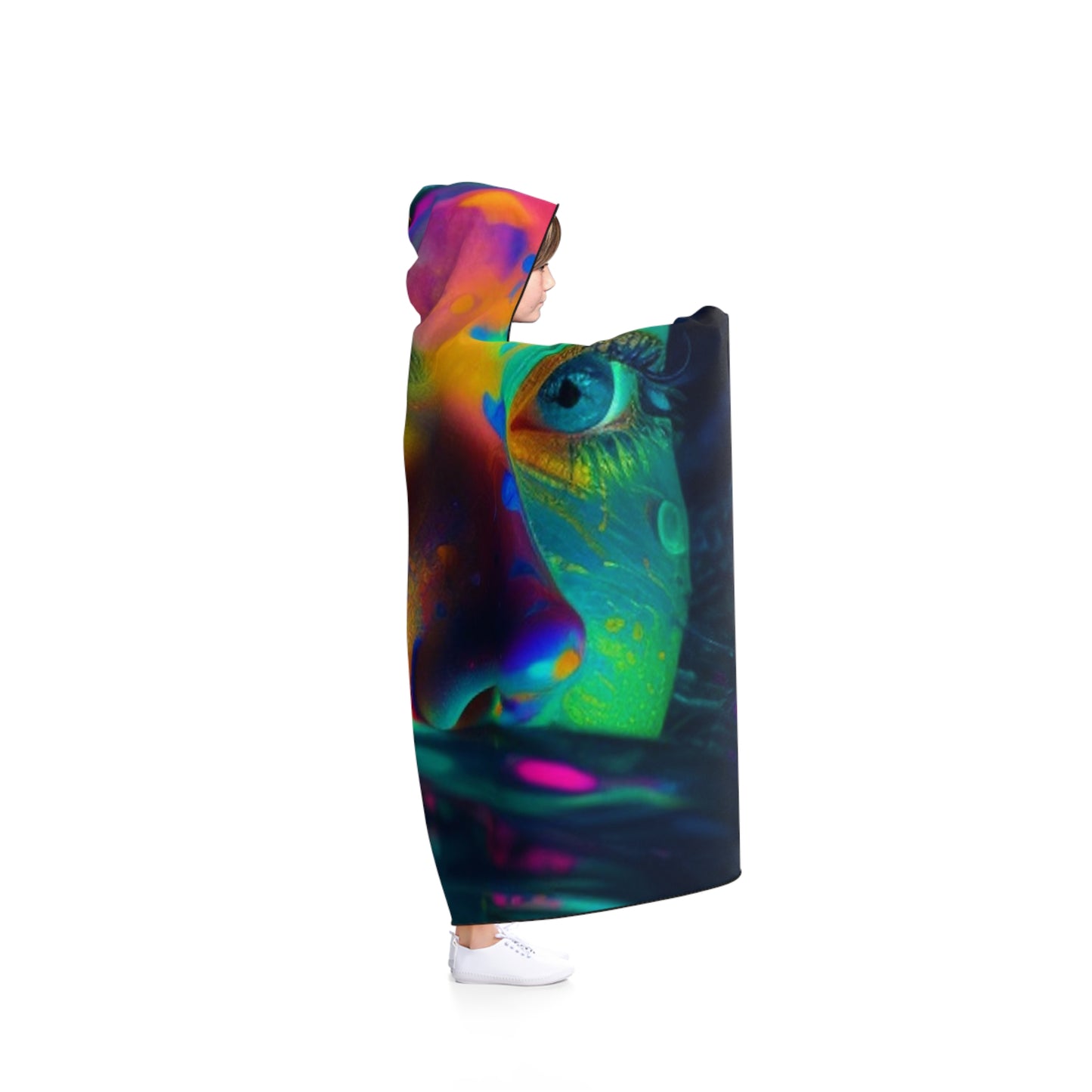 Hooded Blanket Florescent Glow 3
