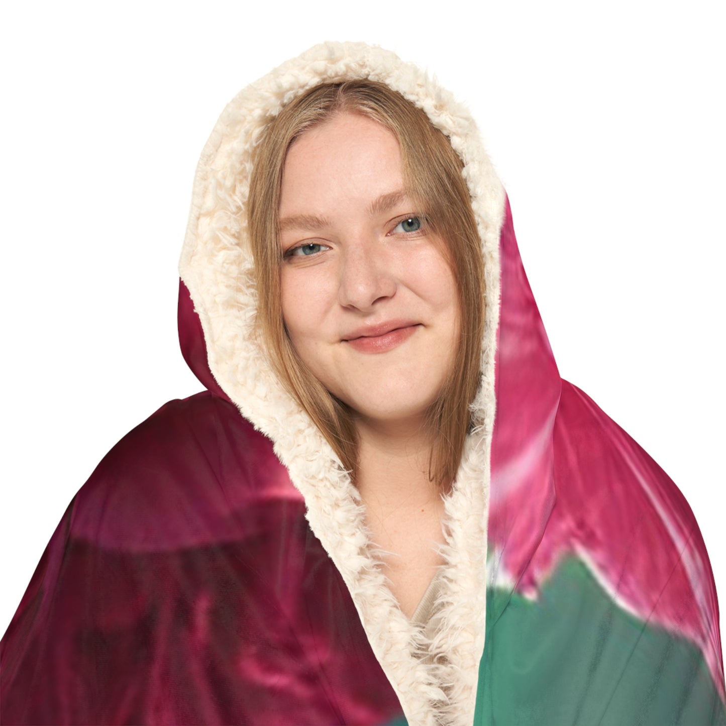 Snuggle Hooded Blanket Carnation 4