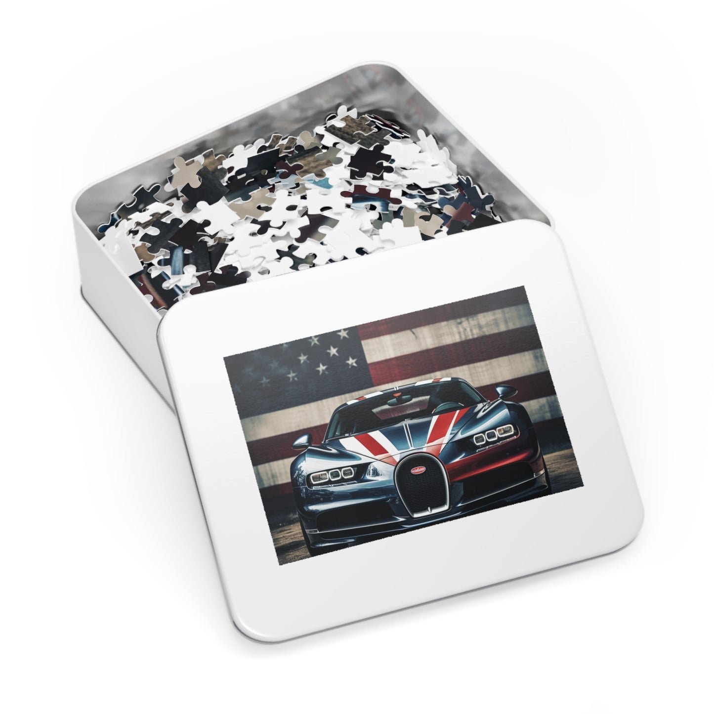 Jigsaw Puzzle (30, 110, 252, 500,1000-Piece) Bugatti Flag 2
