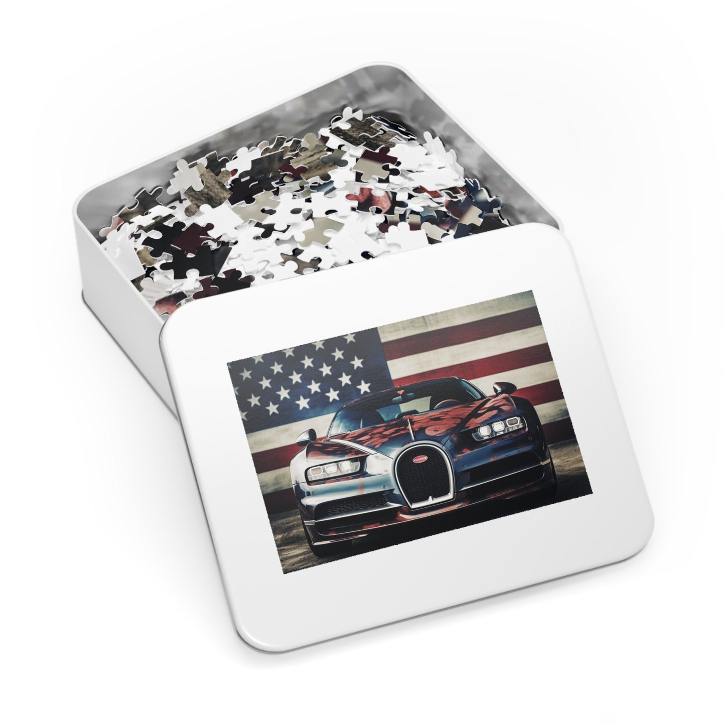 Jigsaw Puzzle (30, 110, 252, 500,1000-Piece) Bugatti Flag 3