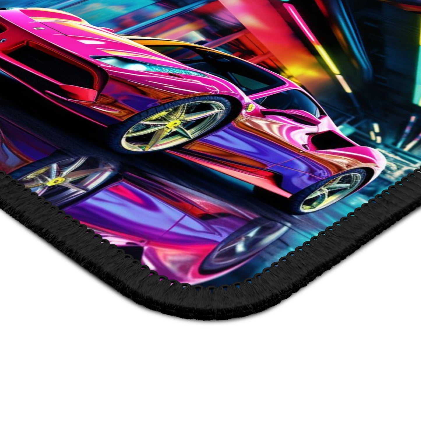 Gaming Mouse Pad Pink Macro Ferrari 5