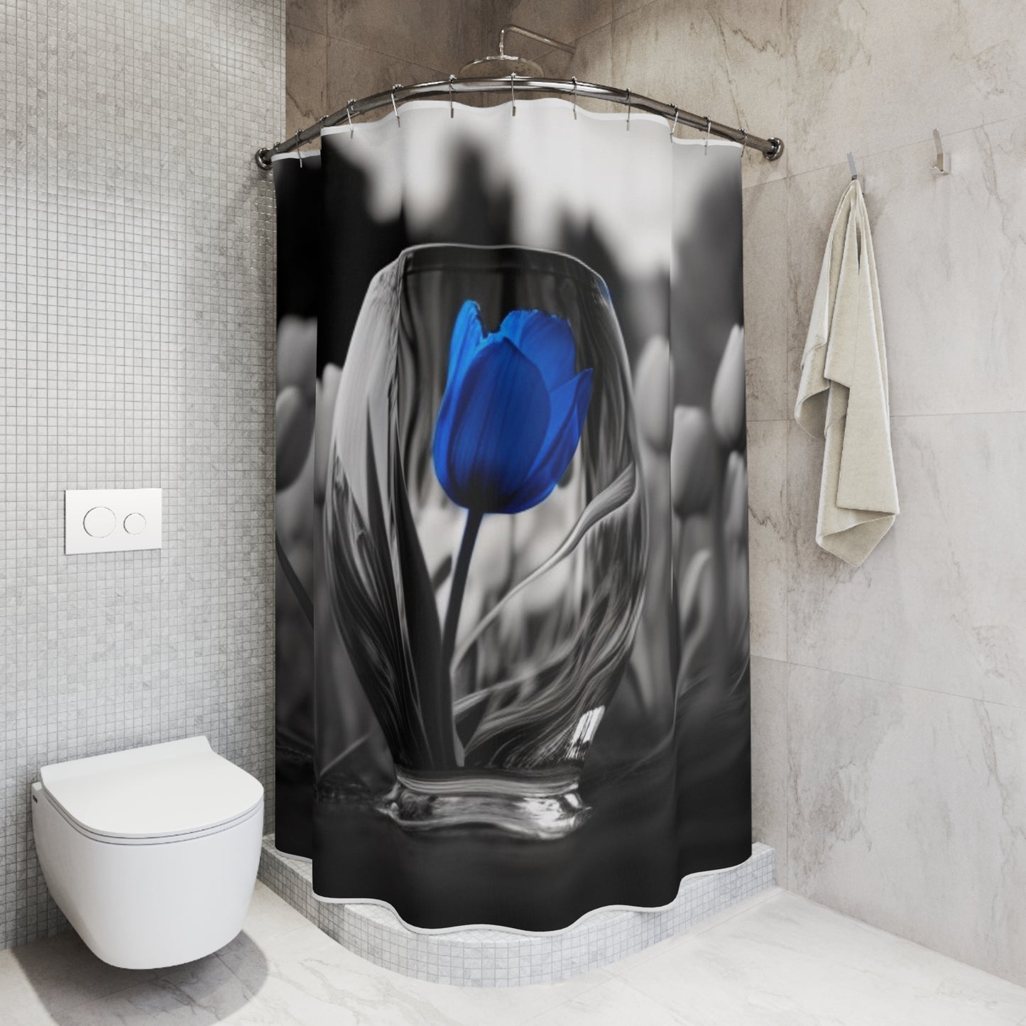 Polyester Shower Curtain Tulip 4