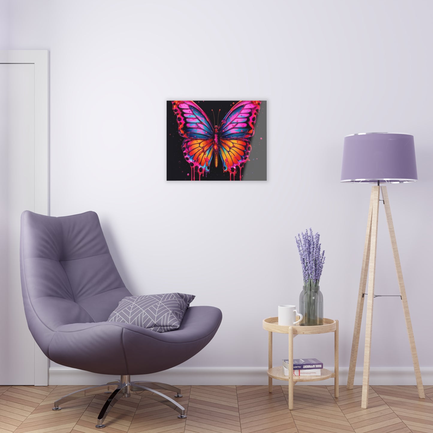 Acrylic Prints Pink Butterfly Flair 1