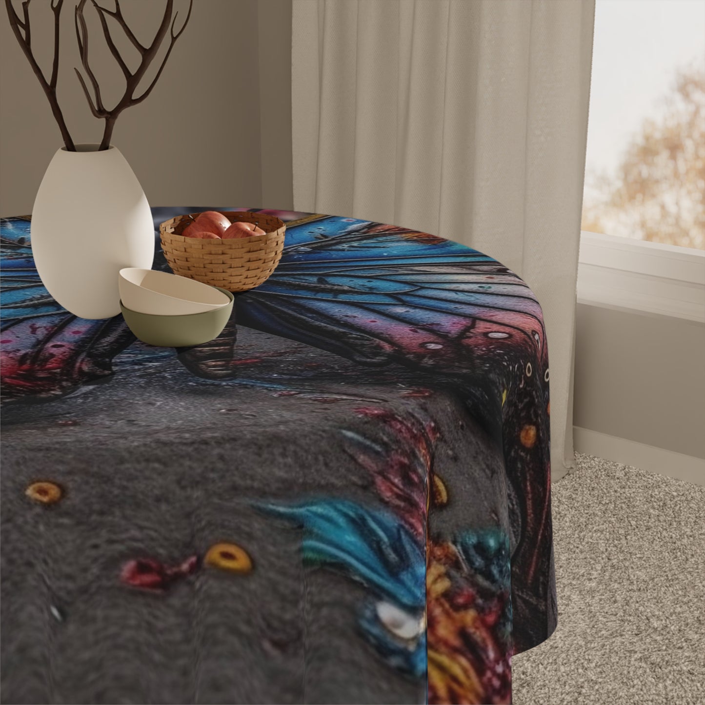 Tablecloth Liquid Street Butterfly 4