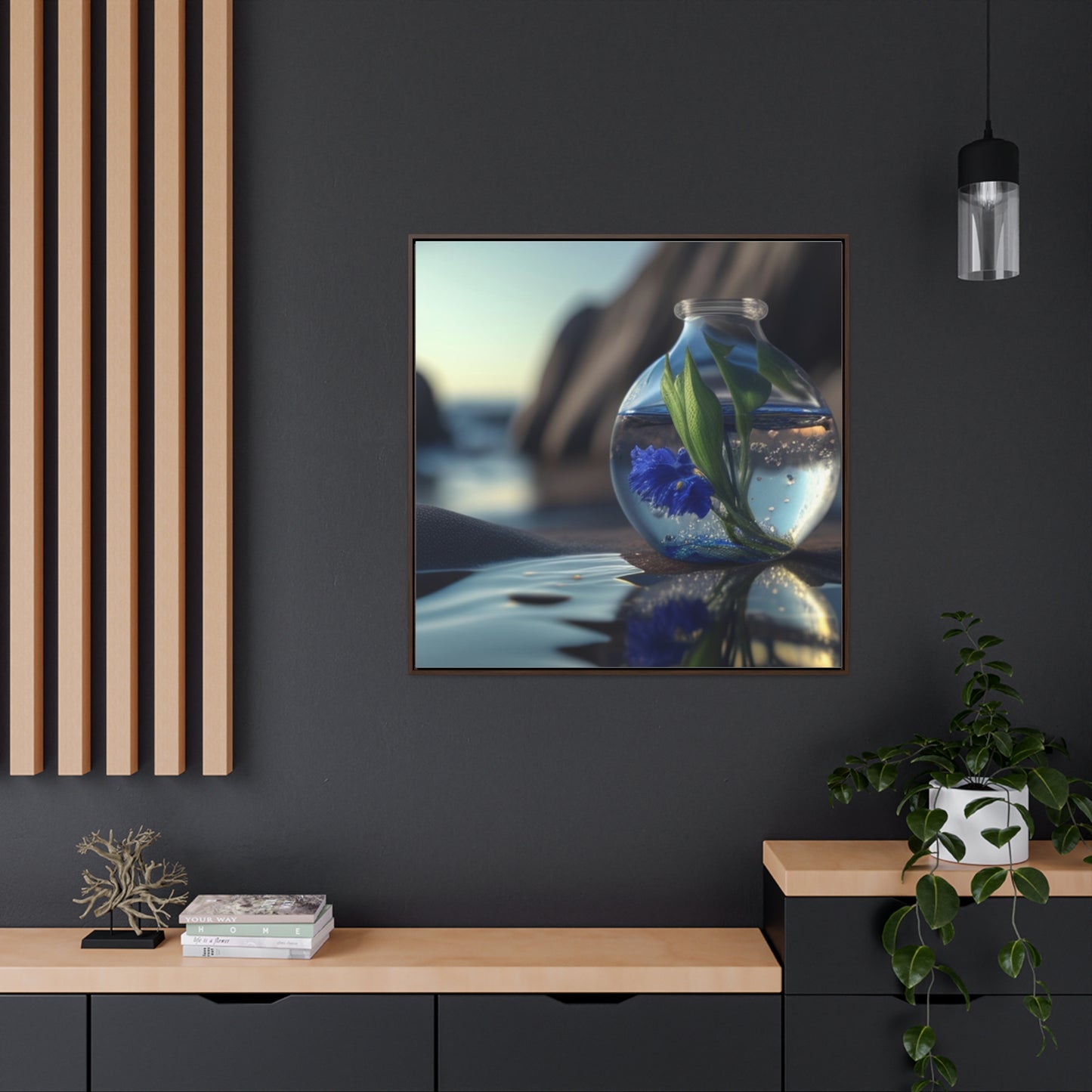 Gallery Canvas Wraps, Square Frame The Bluebell 3