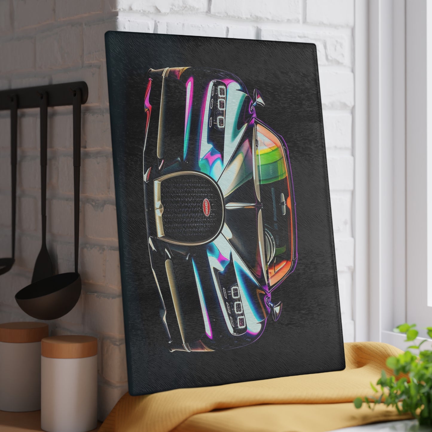 Glass Cutting Board Hyper Bugatti Chiron 4