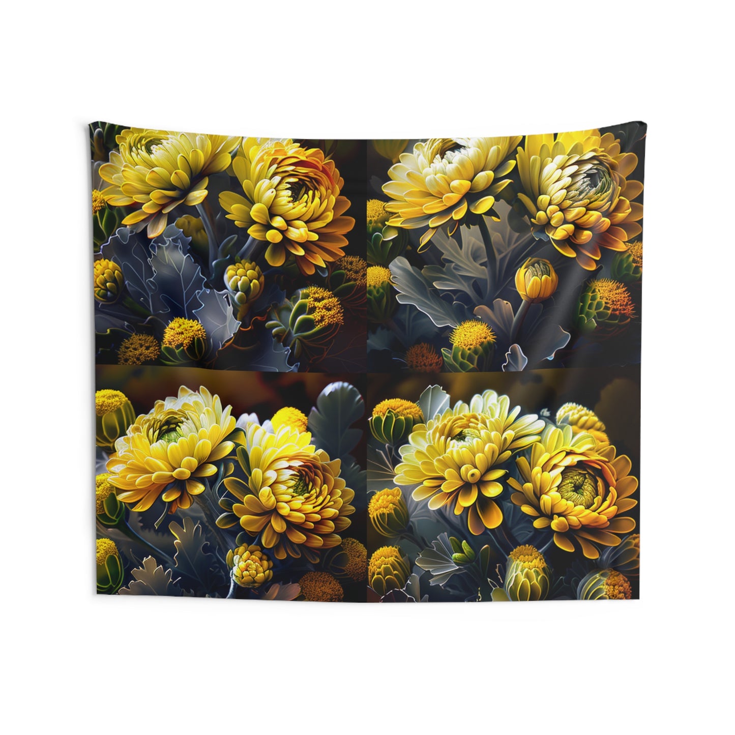 Indoor Wall Tapestries Yellow Hermosas Flores Amarillas 5