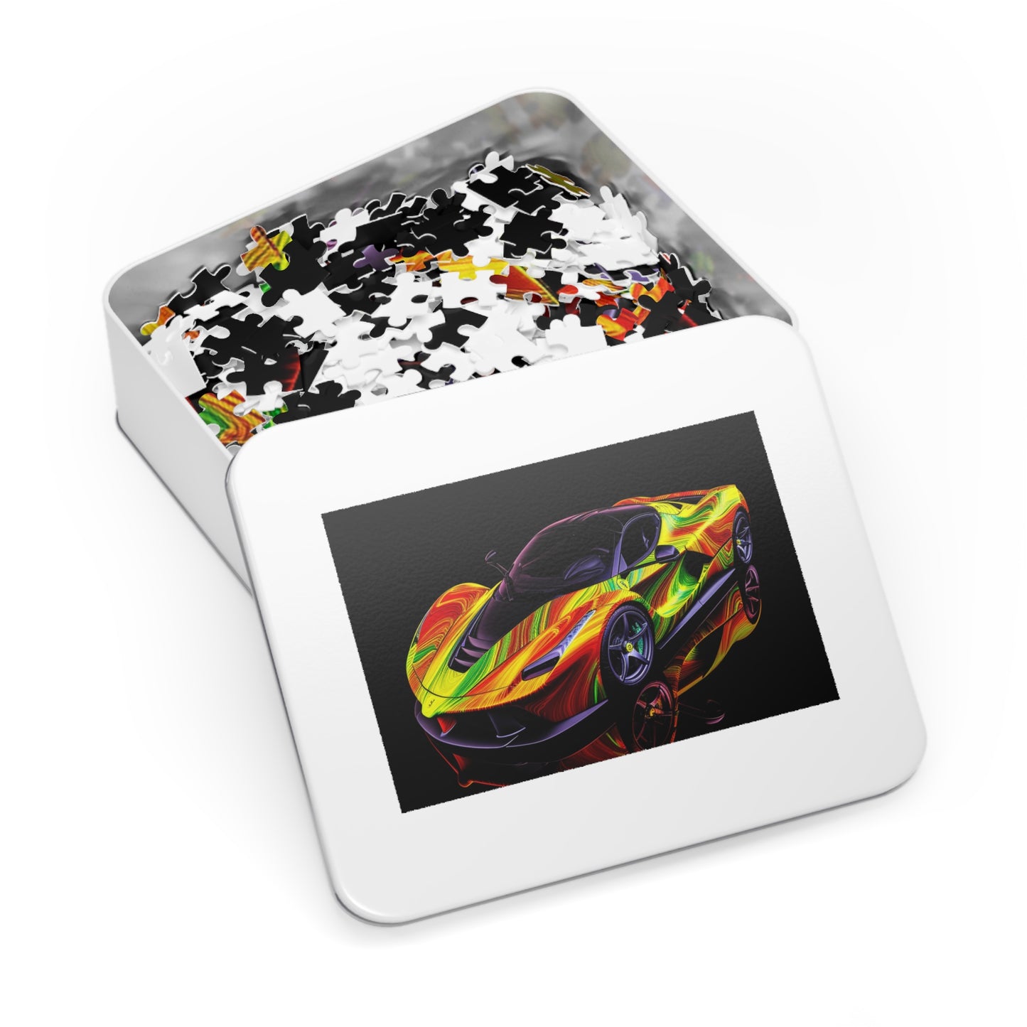 Jigsaw Puzzle (30, 110, 252, 500,1000-Piece) Ferrari Neon 4