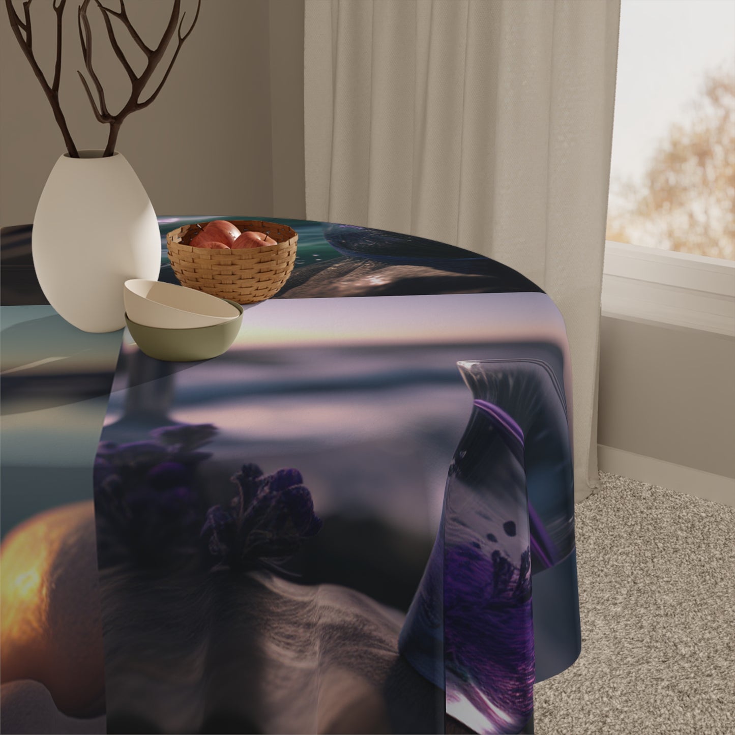 Tablecloth Lavender in a vase 5