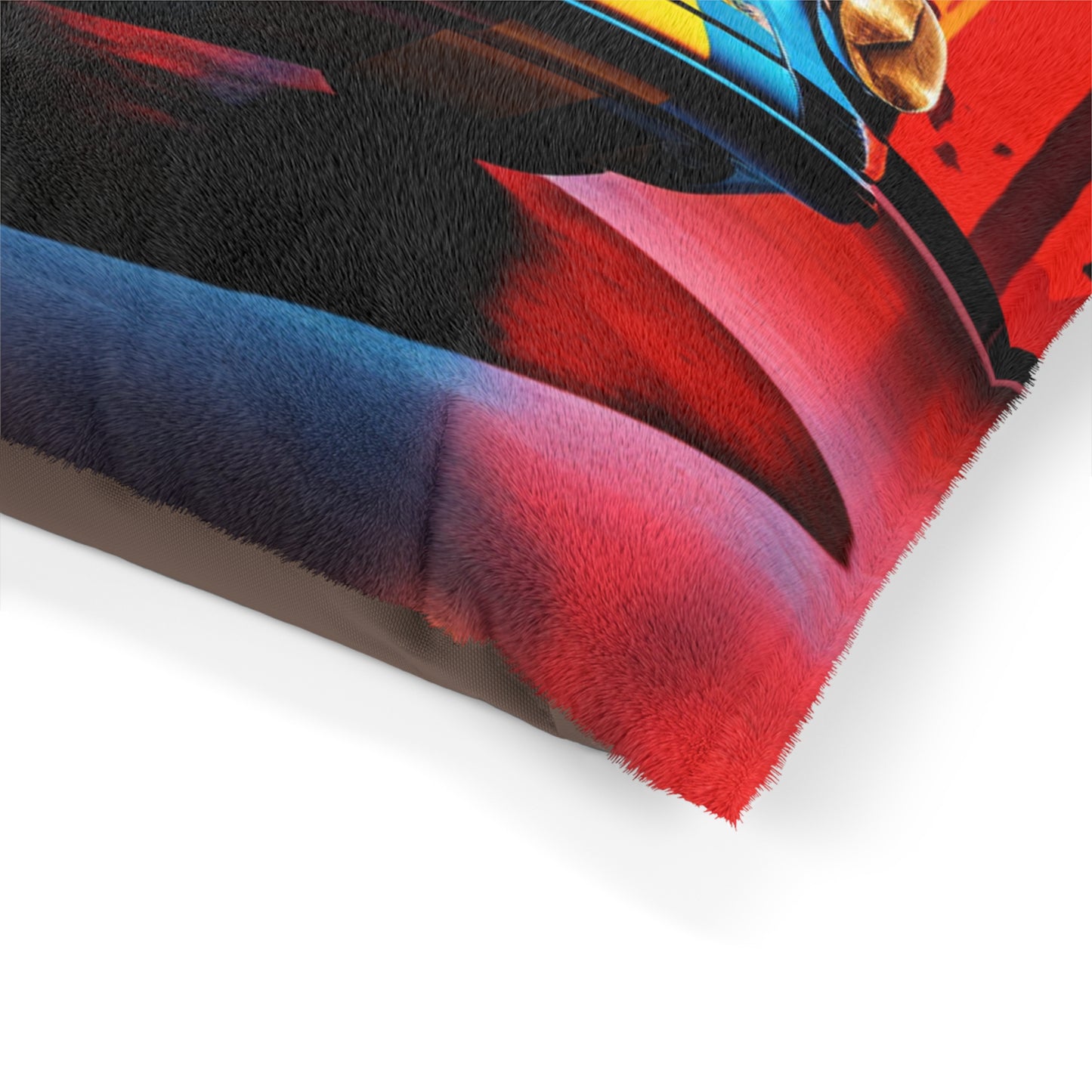 Pet Bed Macro American Flag Porsche 3